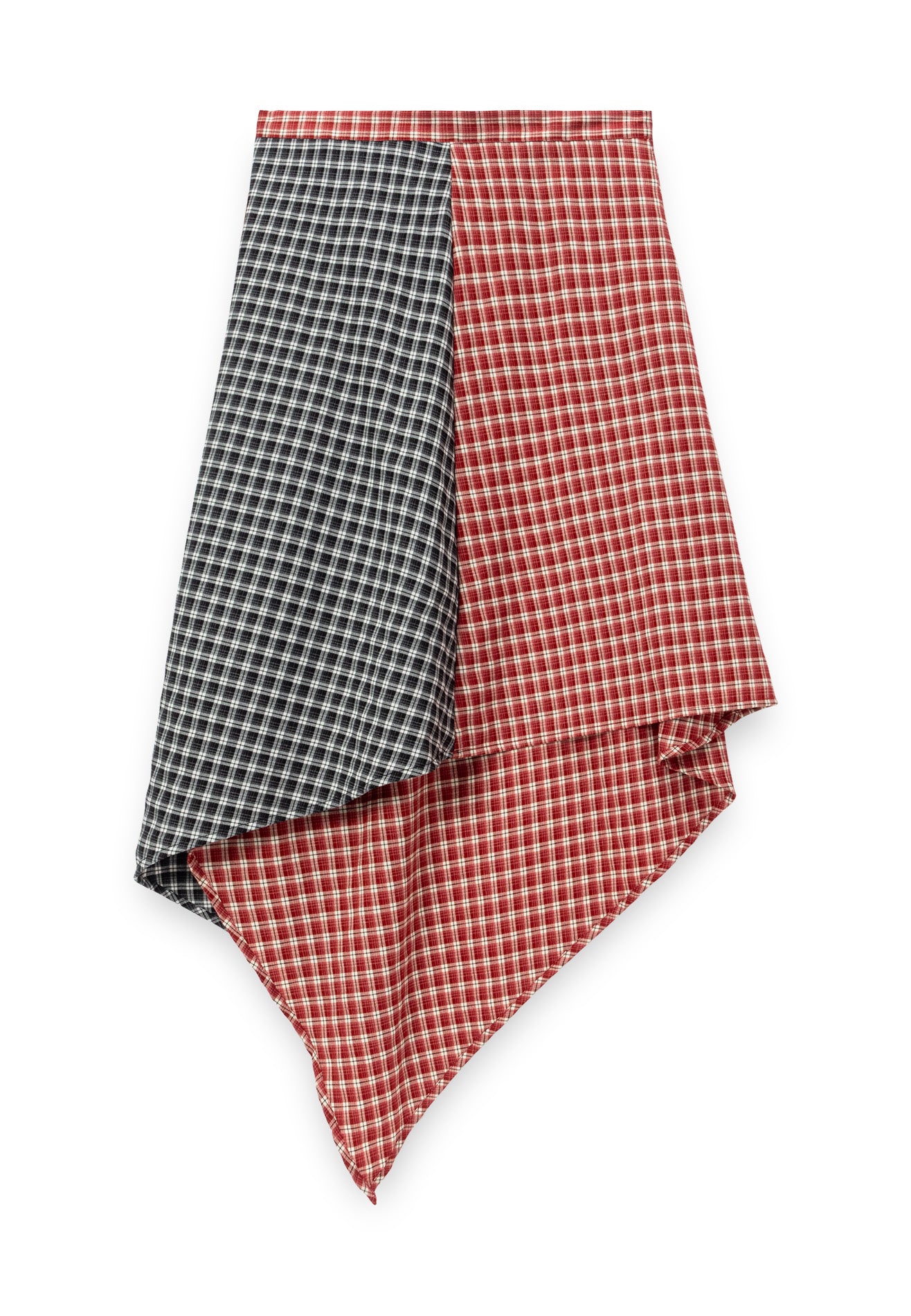 DRUM S. Women Checkmate Edition Apron Skirt- Red