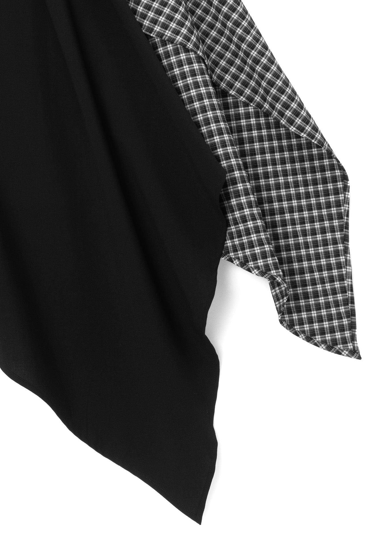 DRUM S. Women Checkmate Edition Apron Skirt- Black