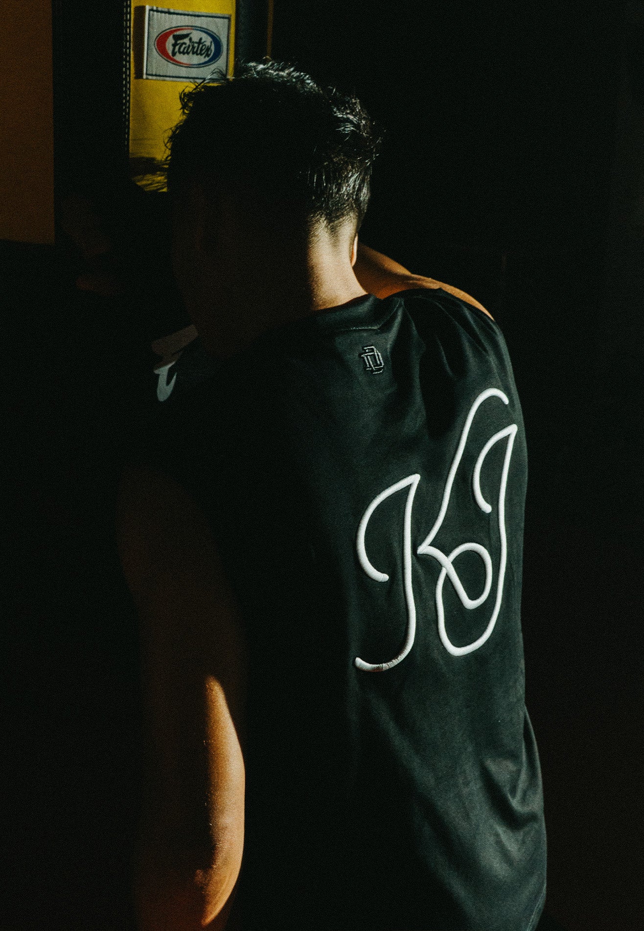 Drum X Kabilan Grunge Photoprint Singlet- Black