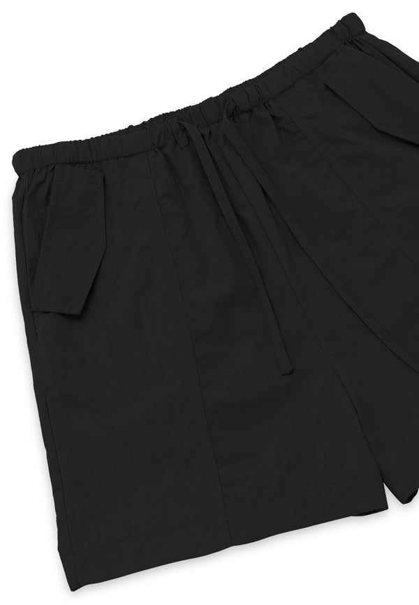 Drawstring Shorts- Black