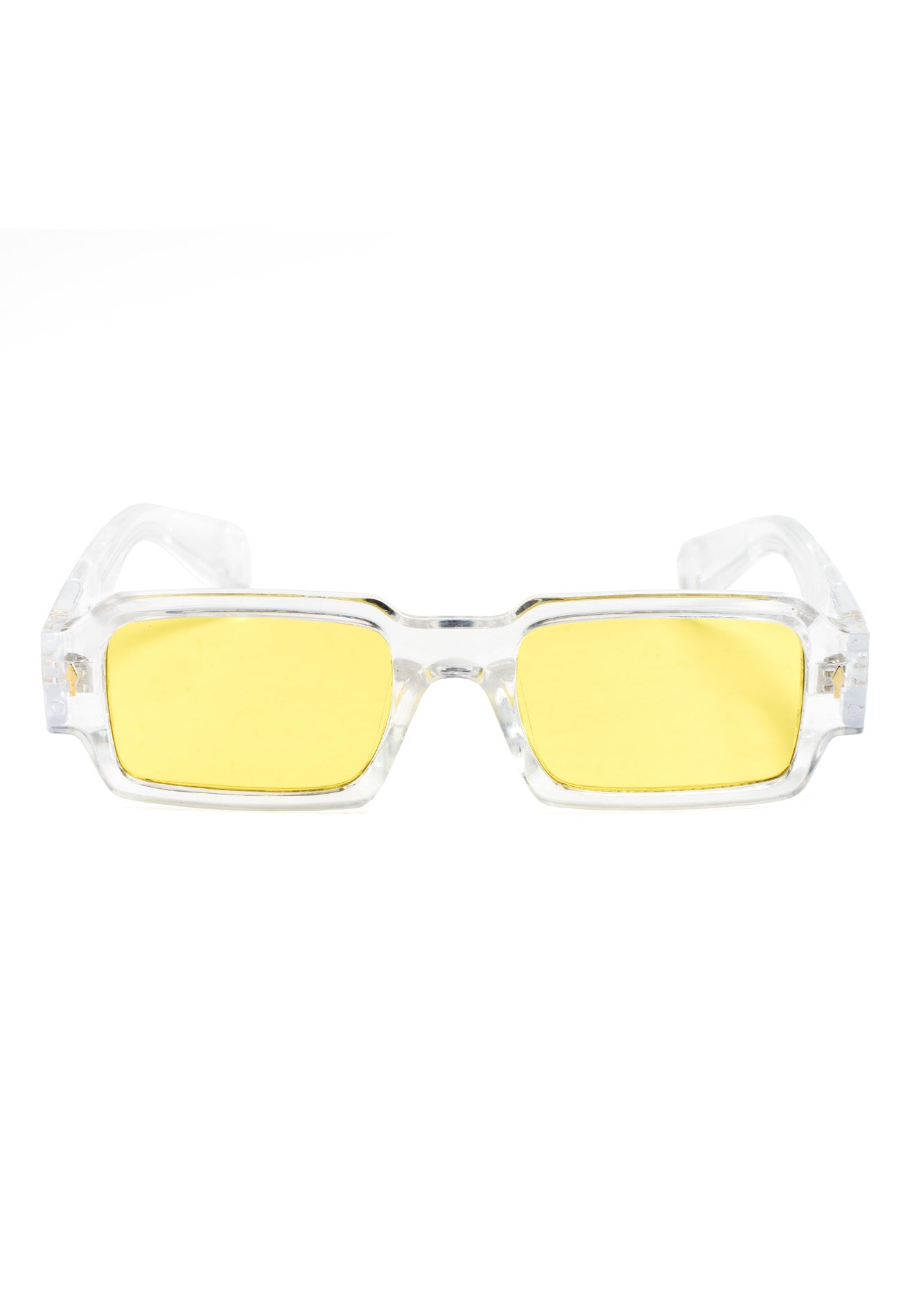 DRUM Unisex Rectangular Polarized Sunglasses- Yellow