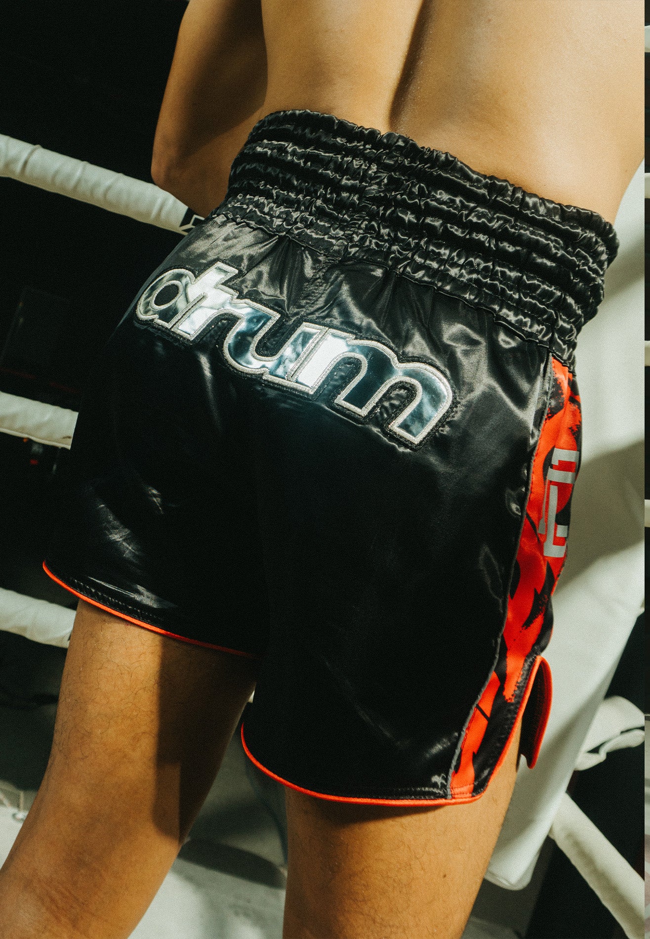Drum x Kabilan Boxing Shorts- Black