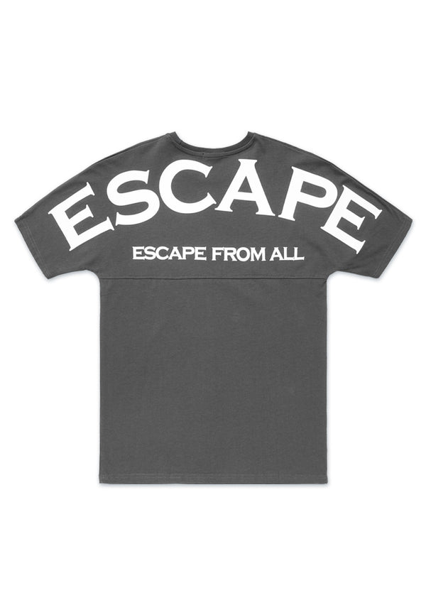 DRUM Escape 2 Side Print Tee- Grey