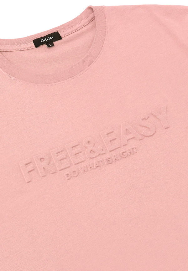 DRUM Free & Easy Tee- Pink