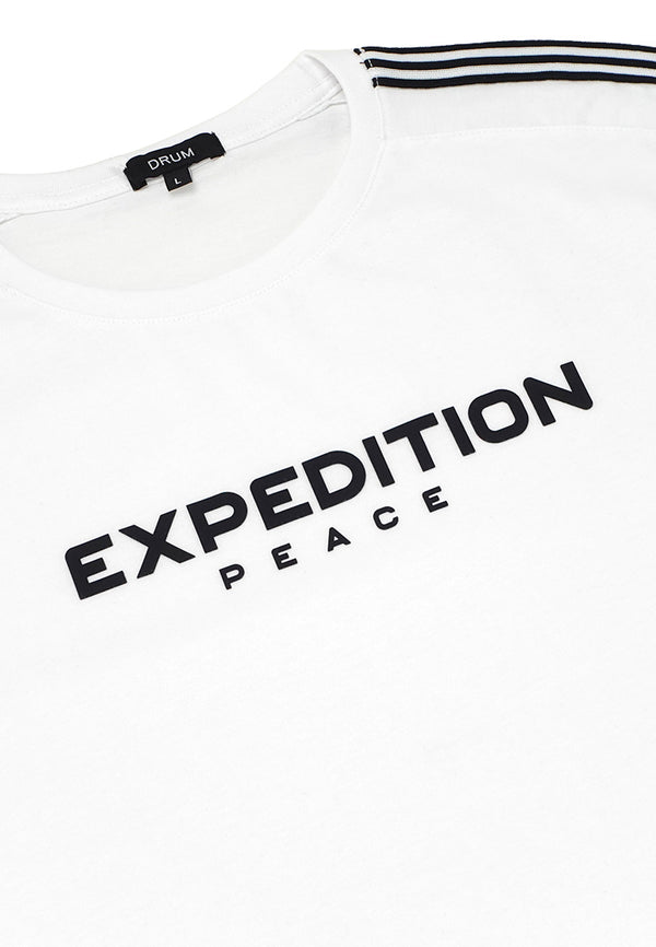 DRUM Expedition Tee- White