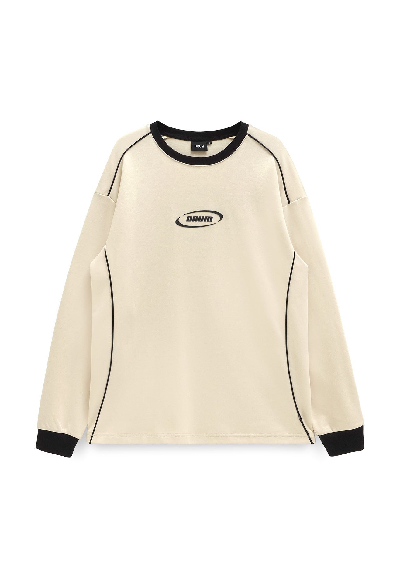 DRUM Select Graphic Long Tee- Light Khaki