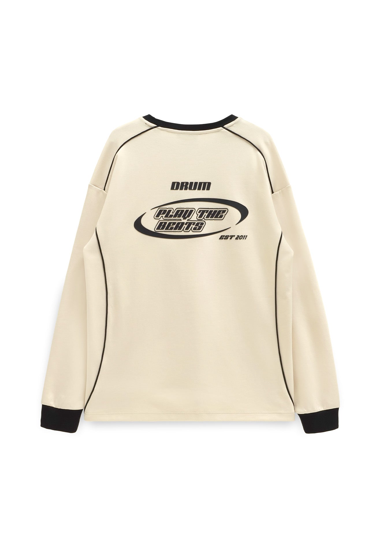 DRUM Select Graphic Long Tee- Light Khaki