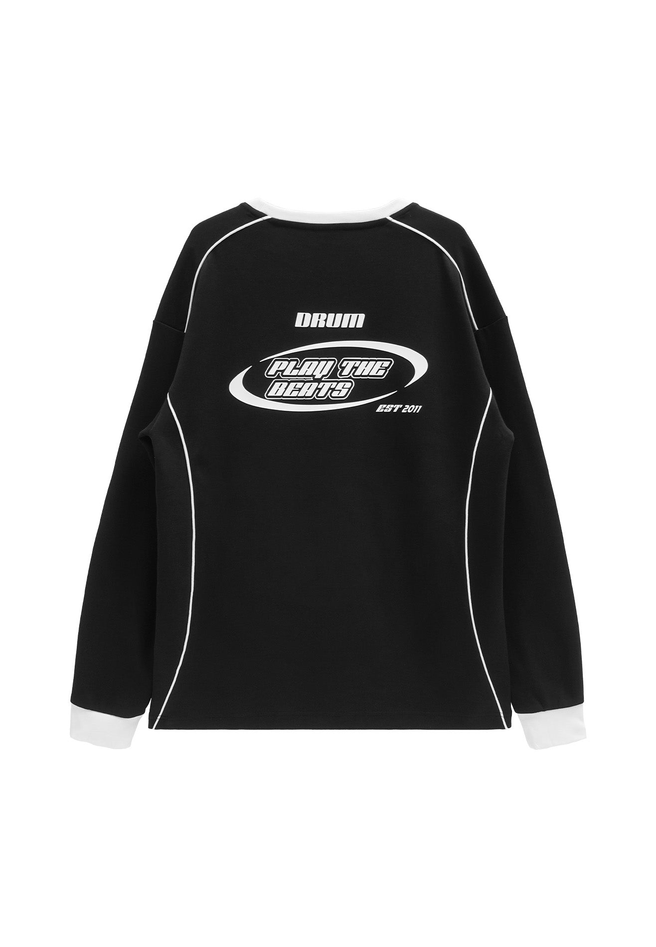 DRUM Select Graphic Long Tee- Black