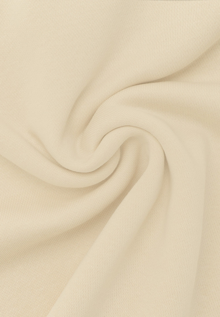 DRUM SELECT Toothbrush Embroidery Oversized Tee- Khaki