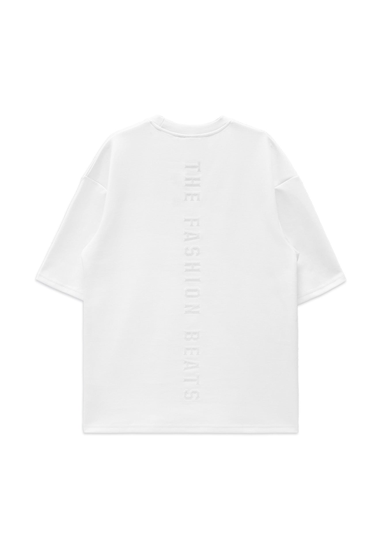 DRUM Select Honeycomb Oversized Tee- White