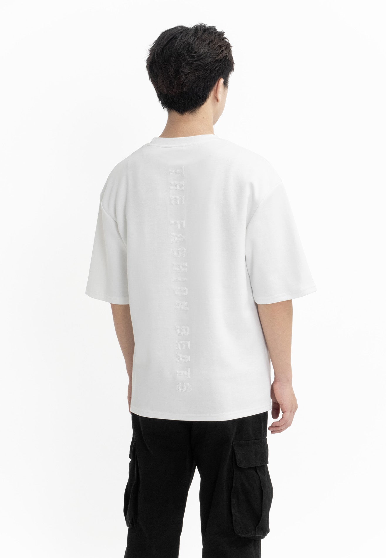 DRUM Select Honeycomb Oversized Tee- White