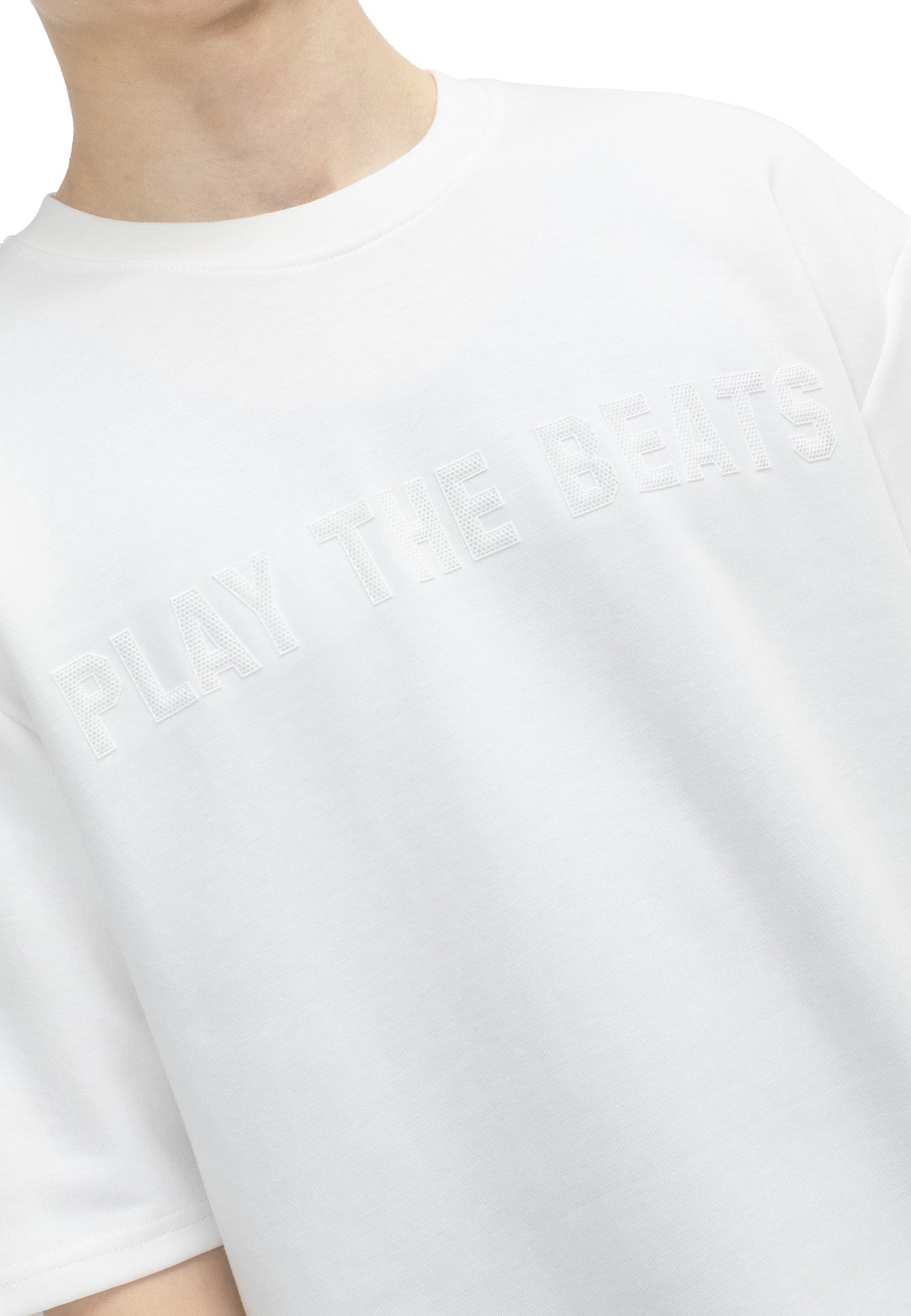 DRUM Select Honeycomb Oversized Tee- White