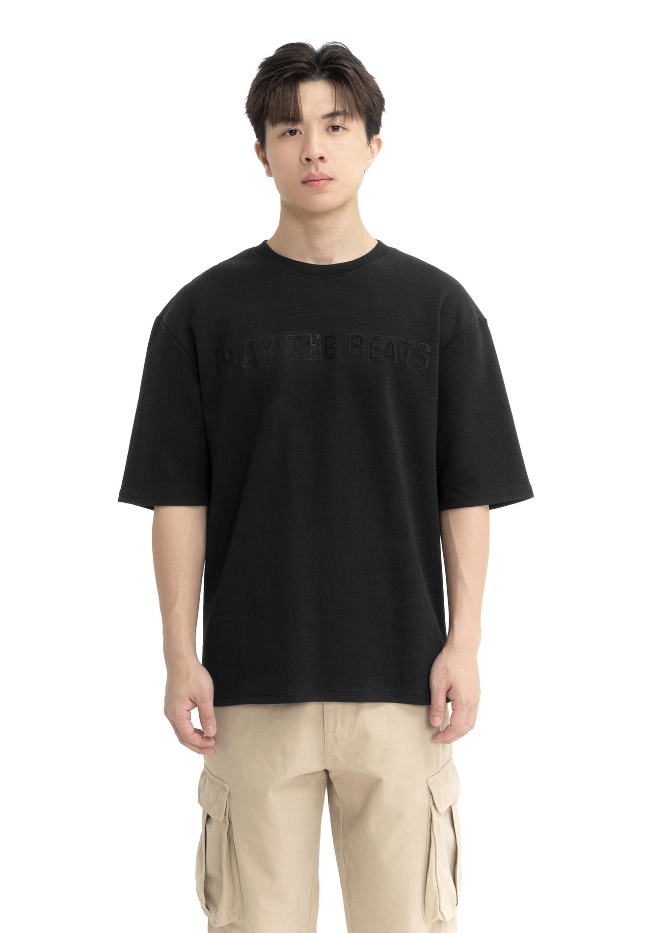 DRUM Select Honeycomb Oversized Tee- Black