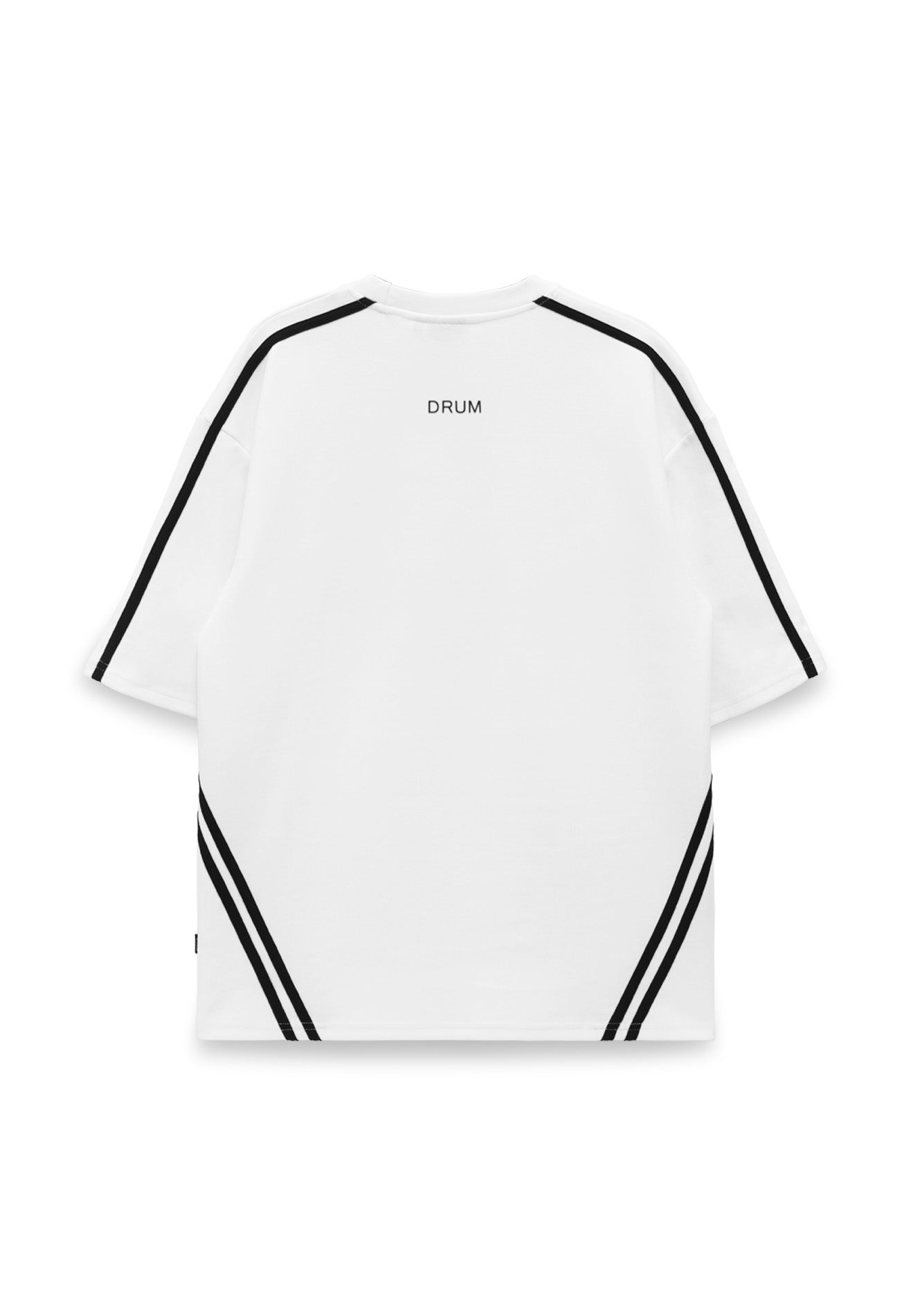 DRUM Select Slogan Oversized Tee- White