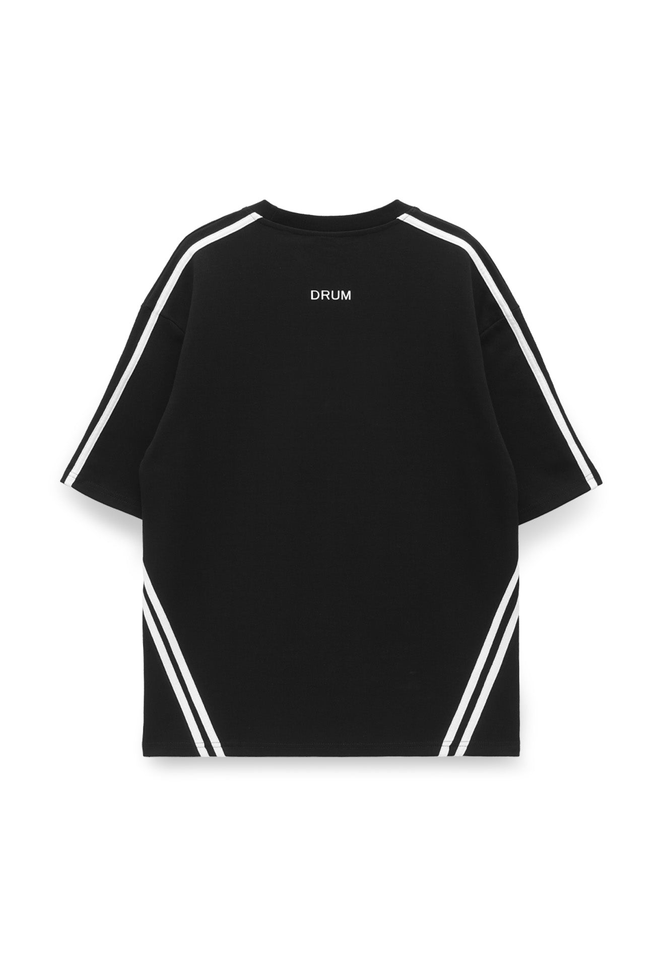 DRUM Select Slogan Oversized Tee- Black