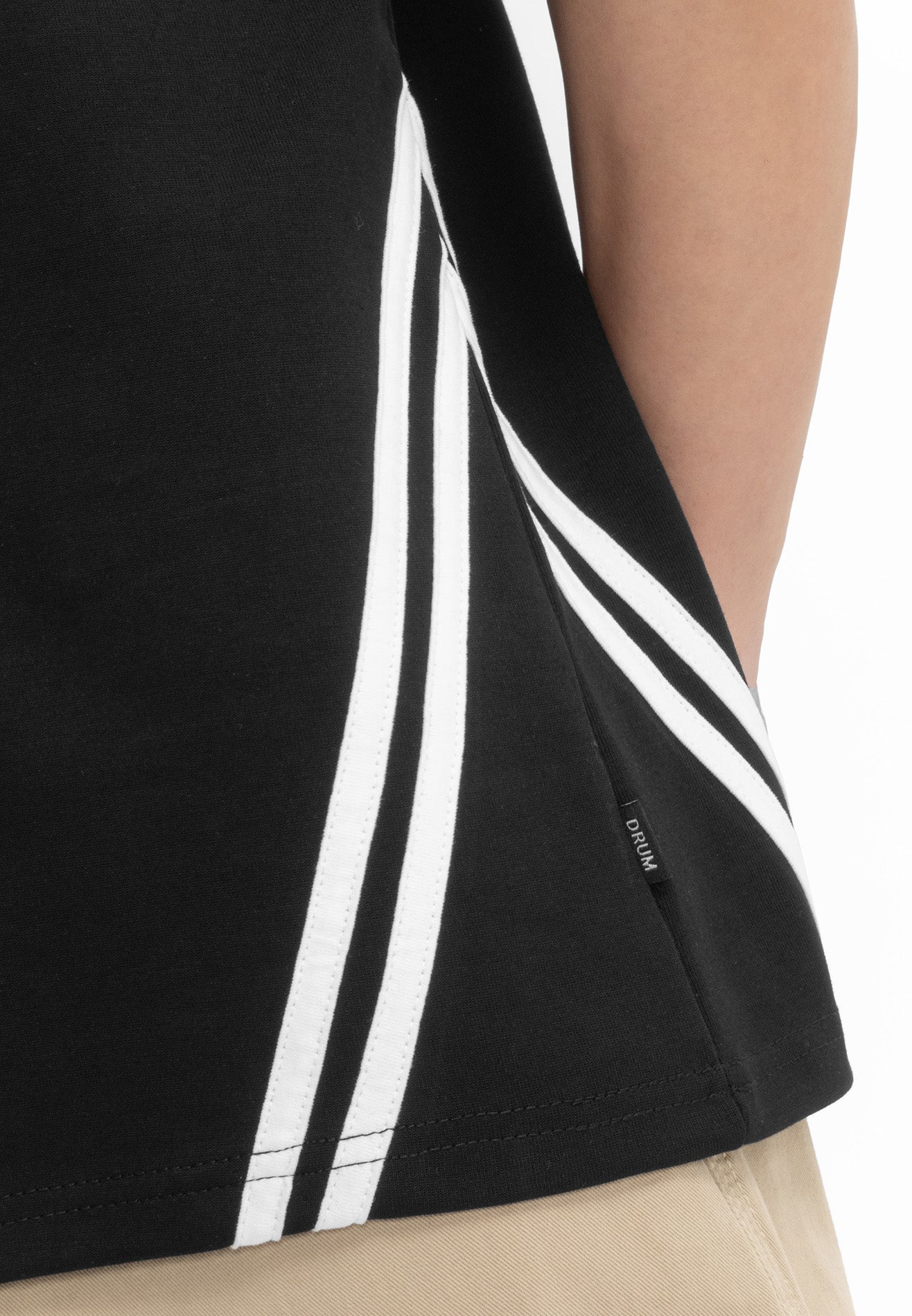 DRUM Select Slogan Oversized Tee- Black