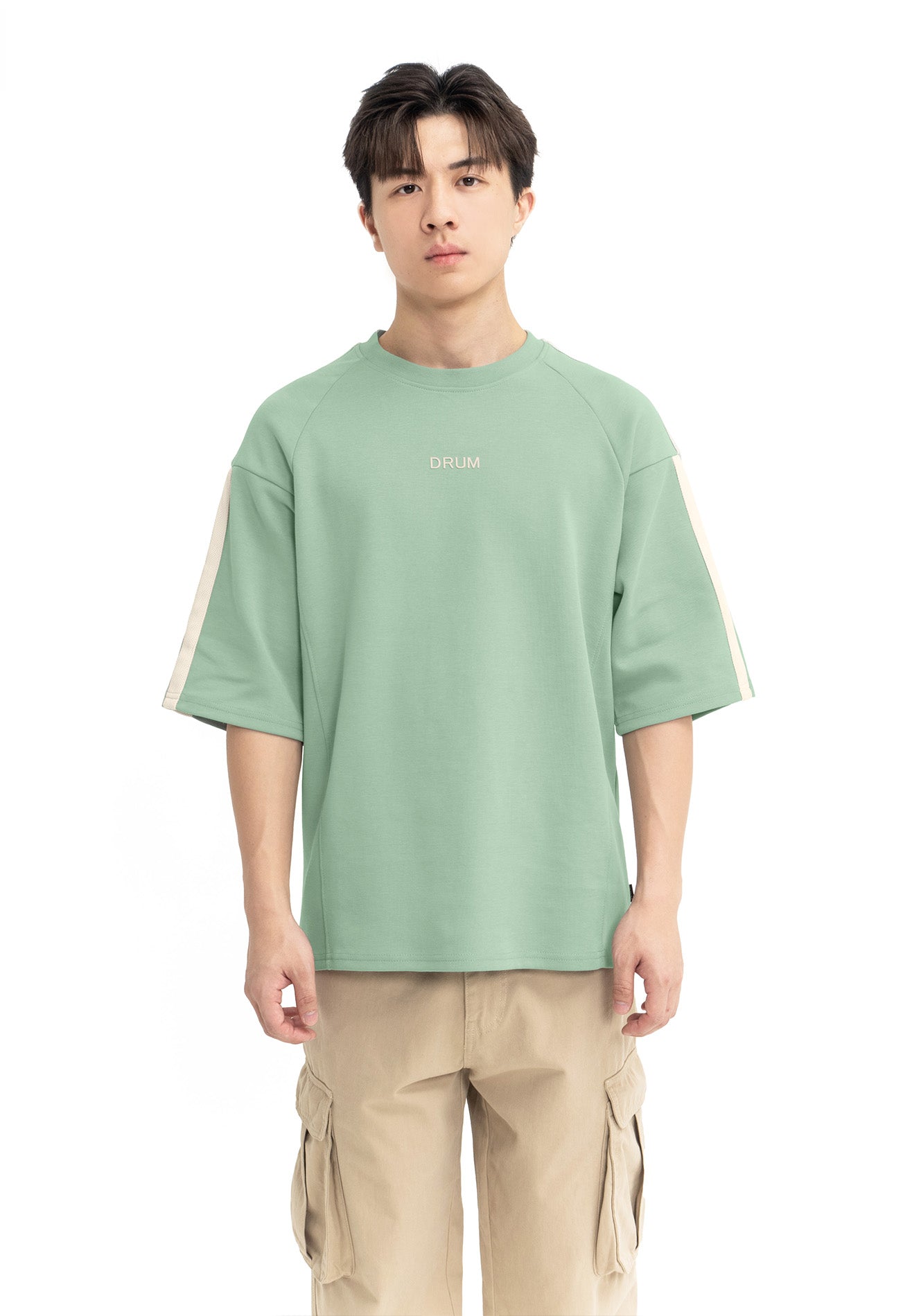 DRUM Select Casual Oversized Tee- Light Green