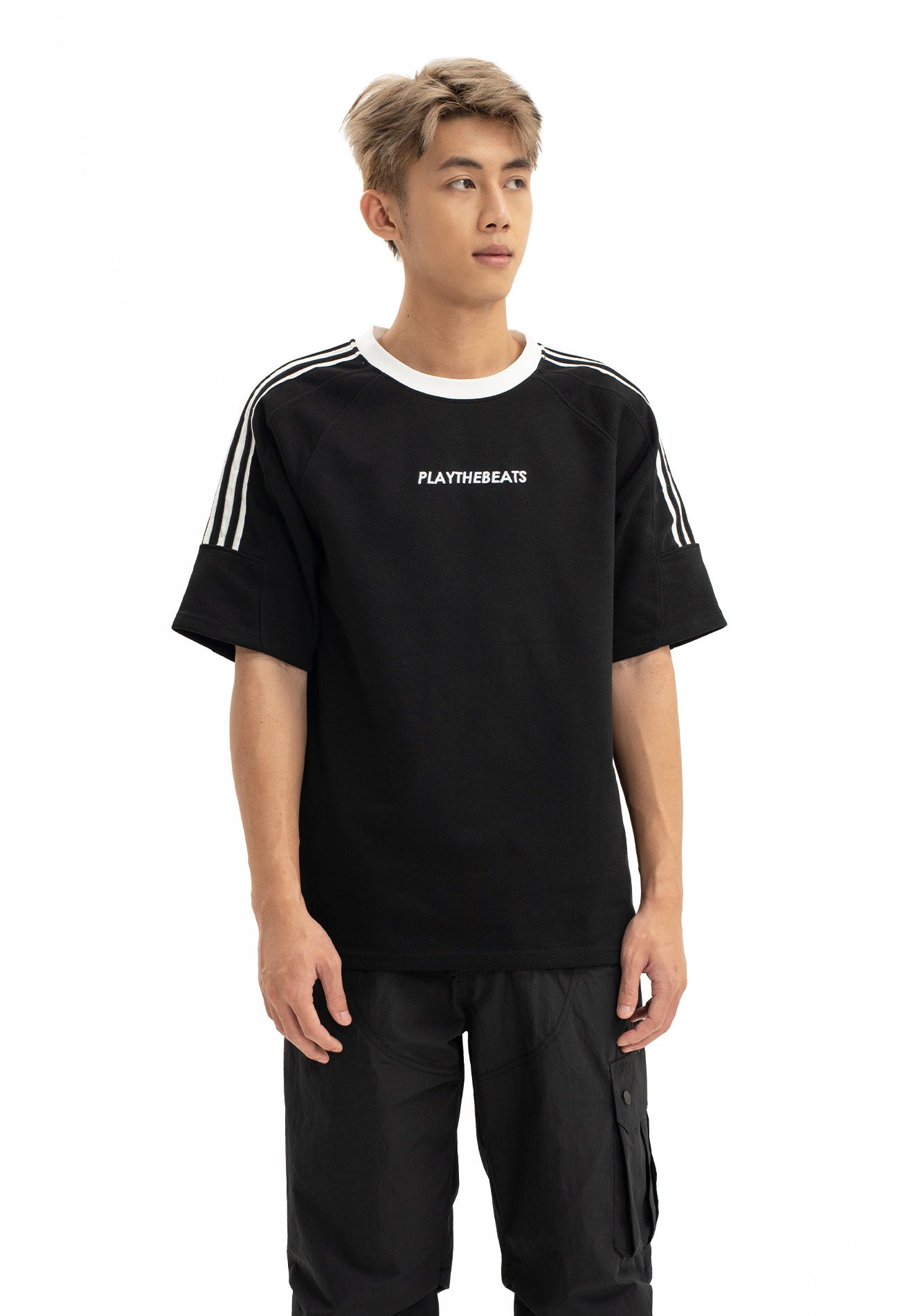 DRUM Select Tipping Oversized Tee - Black
