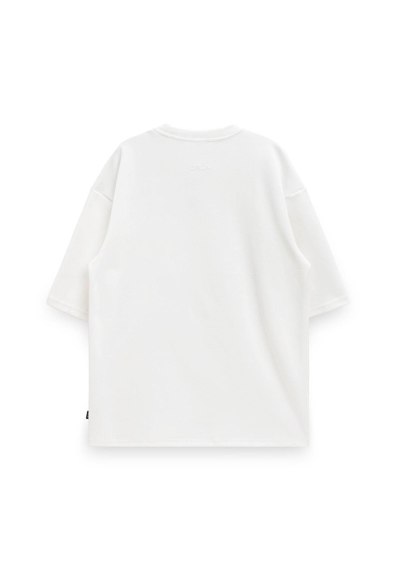 DRUM Select Beats Embossed Oversized Tee- White
