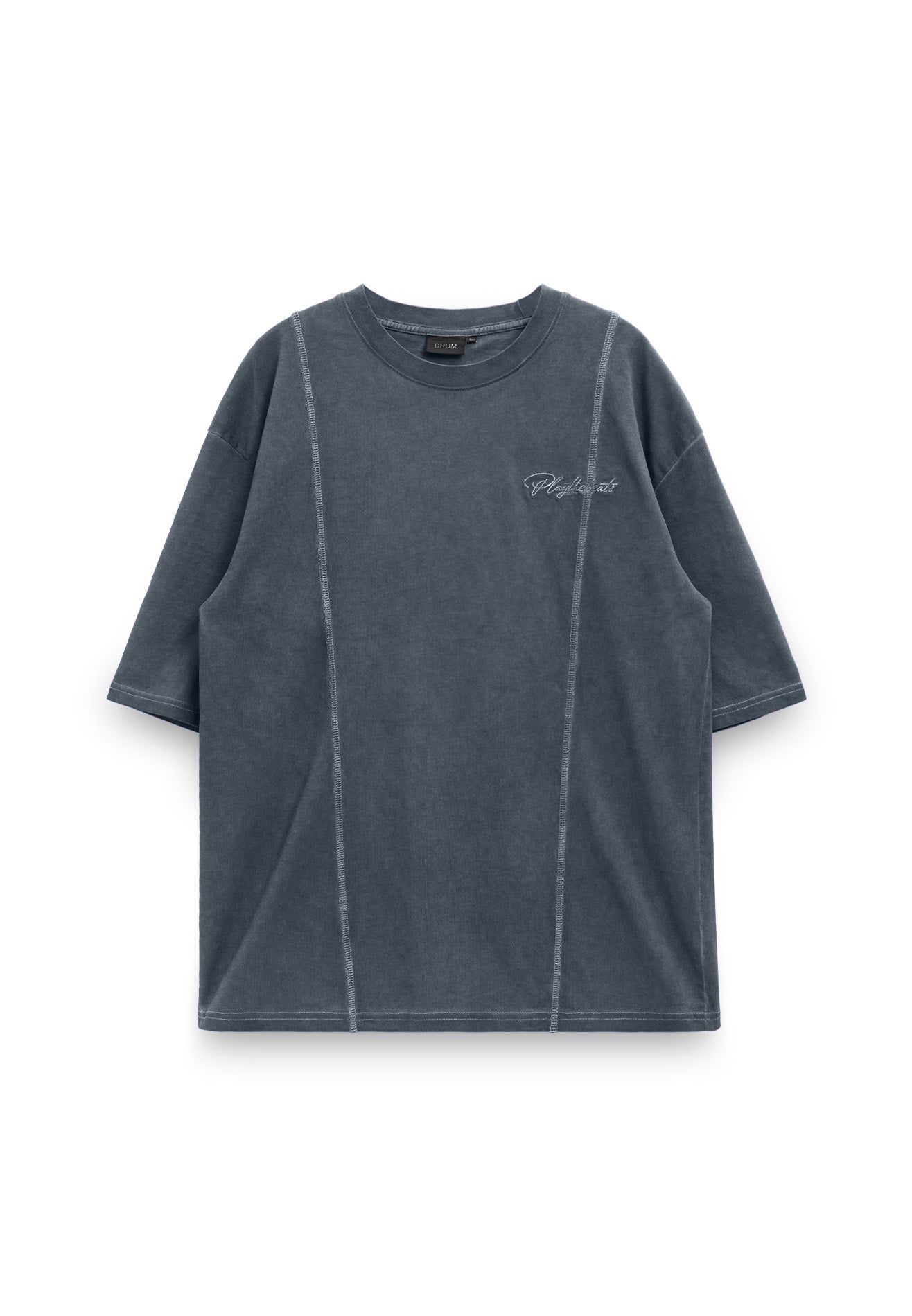 Select Washed Tone Oversized Tee- Navy