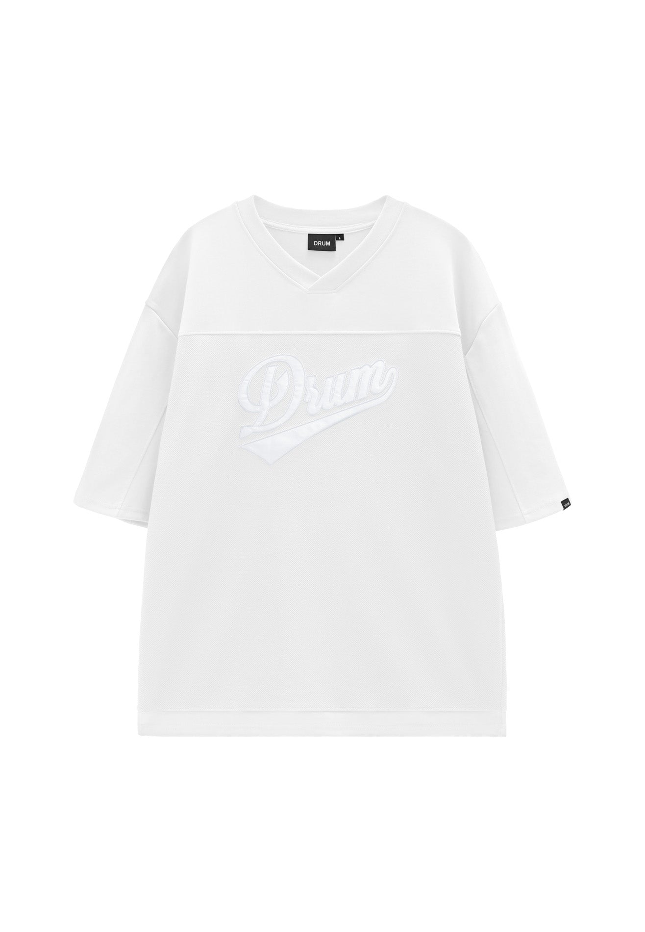 DRUM Select Cut & Sew Oversized Tee- White