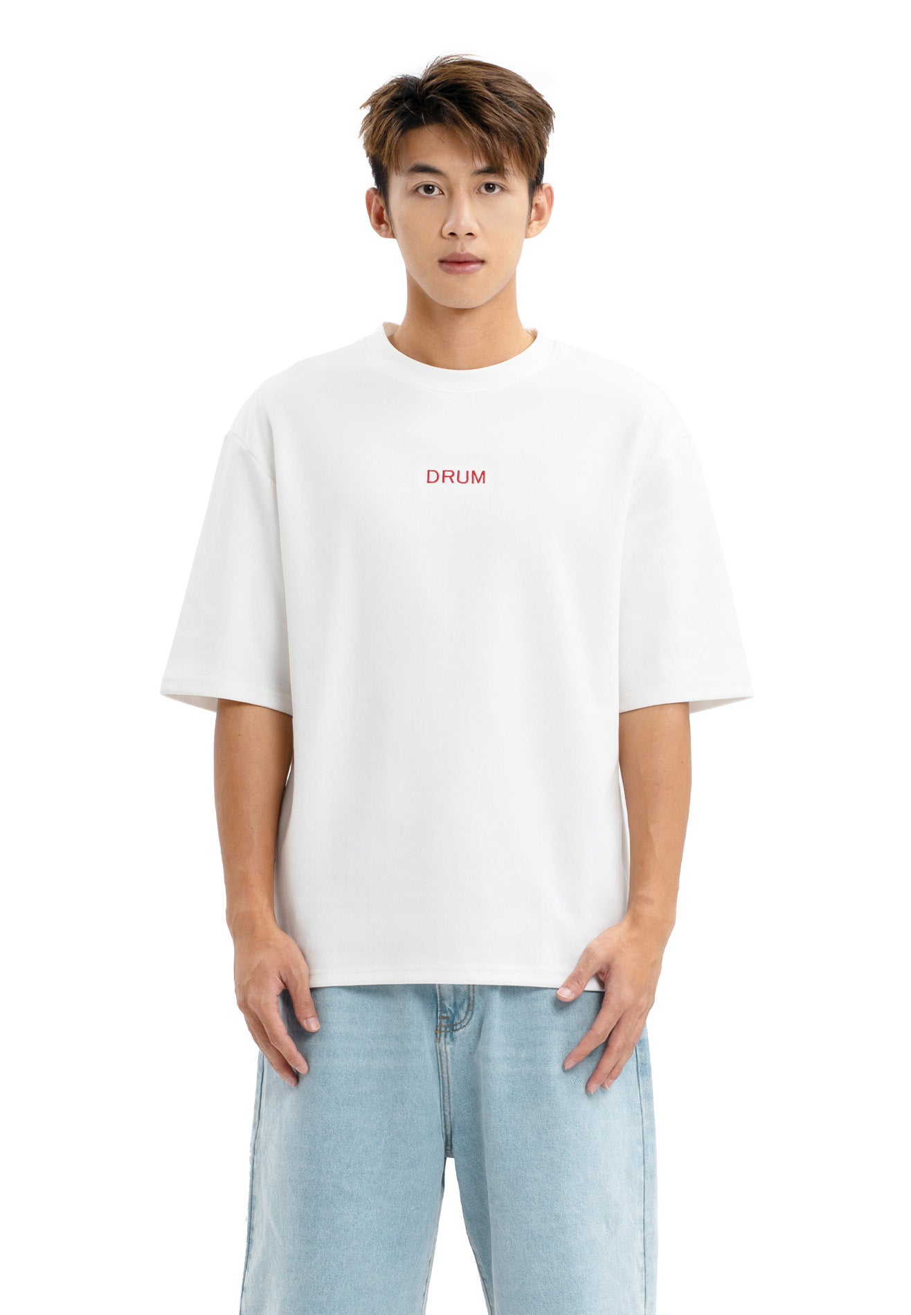 DRUM Select Lucky 8 CNY Oversized Tee- White