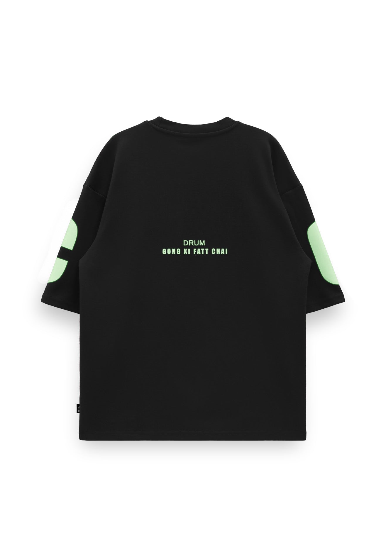 DRUM Select GXFC CNY Glow In The Dark Oversized Tee- Black