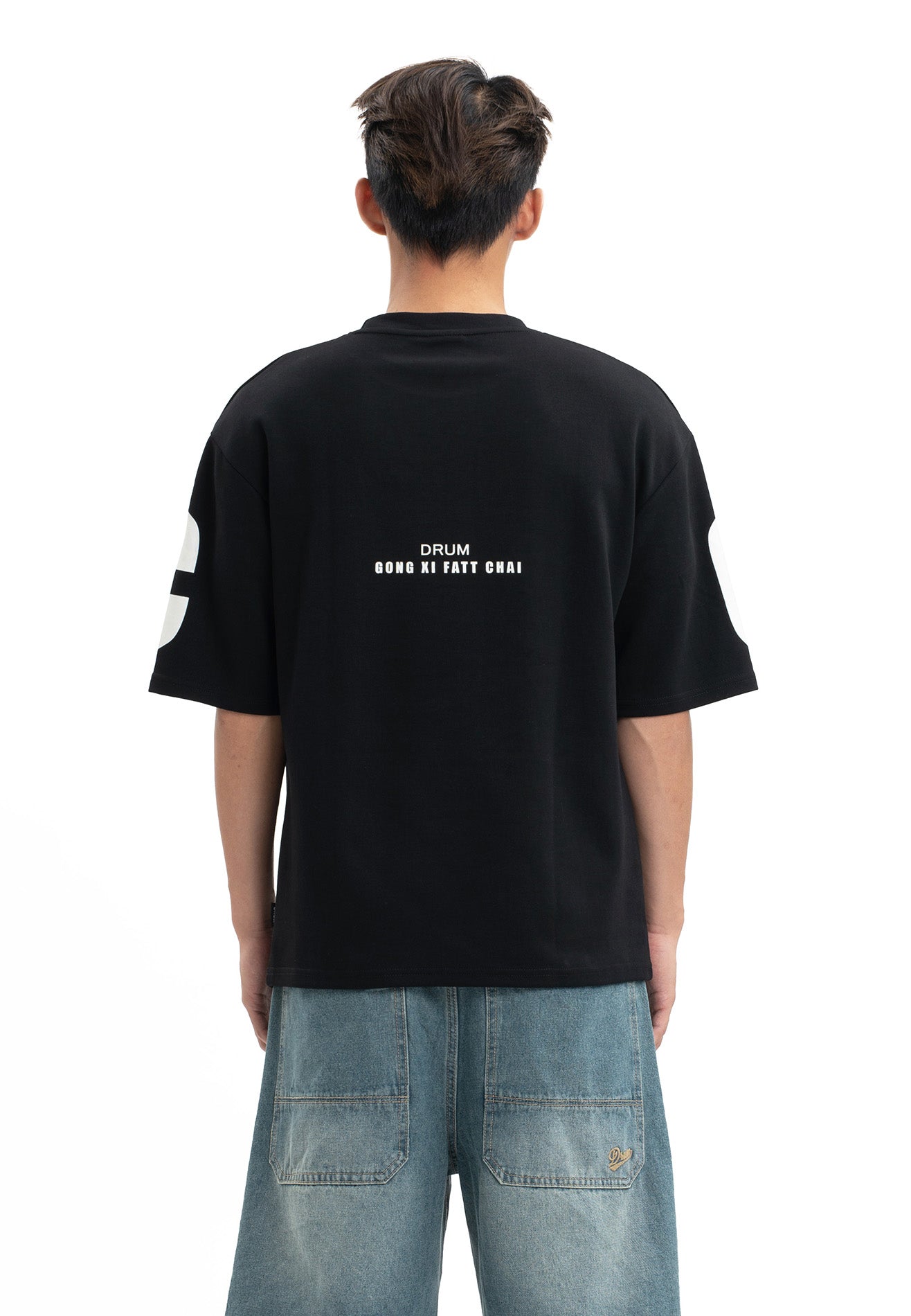 DRUM Select GXFC CNY Glow In The Dark Oversized Tee- Black