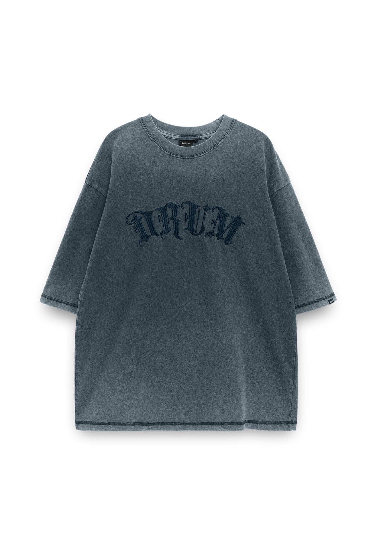 Select Jawi Inspired Slogan Oversized Tee- Dark Blue