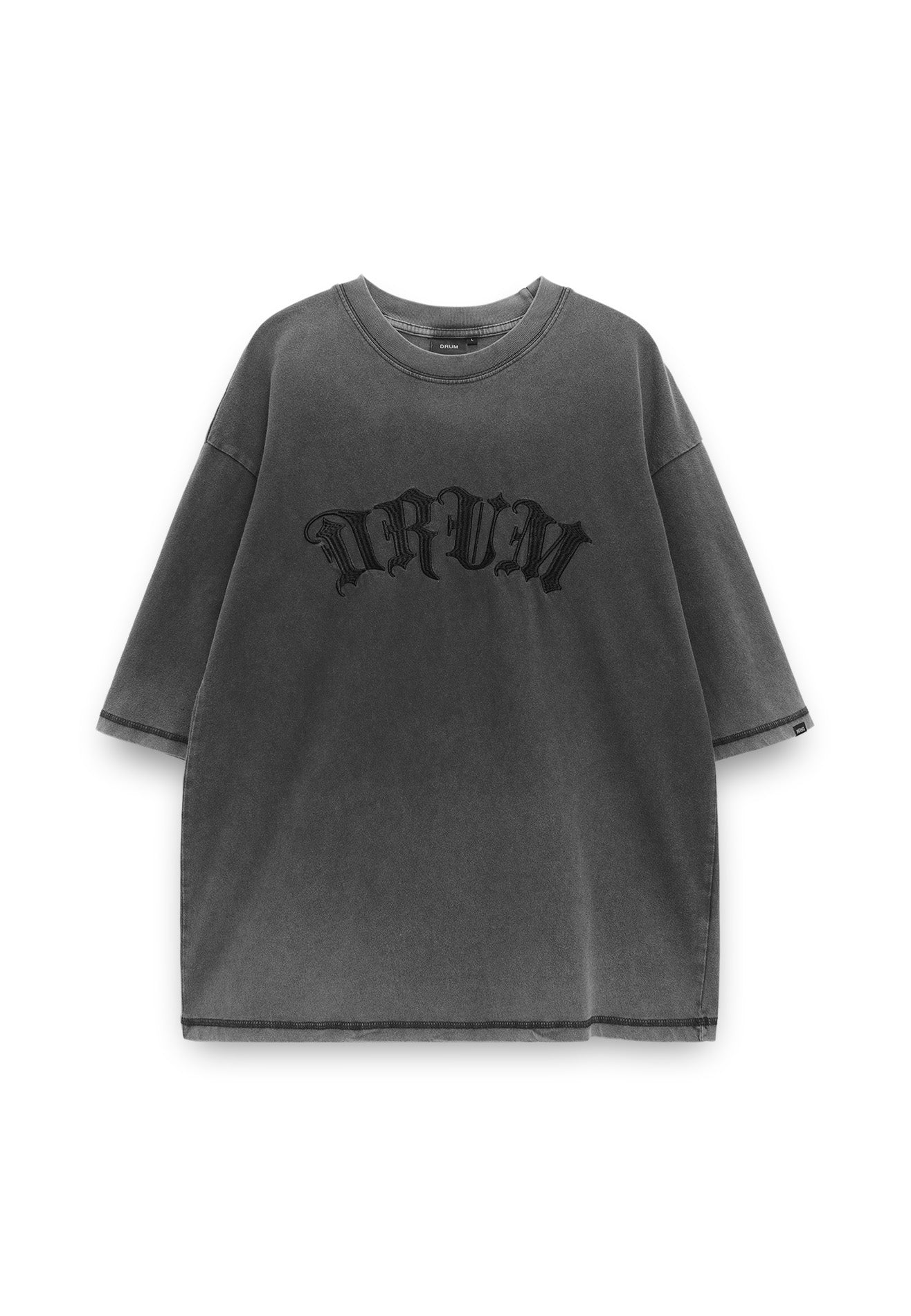 Select Jawi Inspired Slogan Oversized Tee- Black