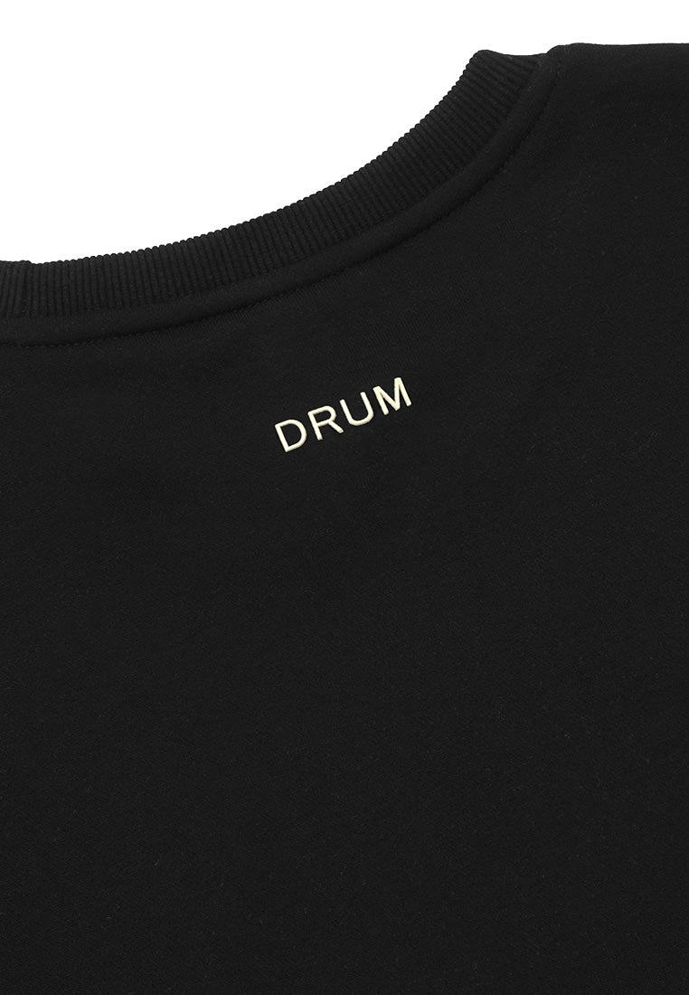 DRUM SELECT Women Graphic Top- Black