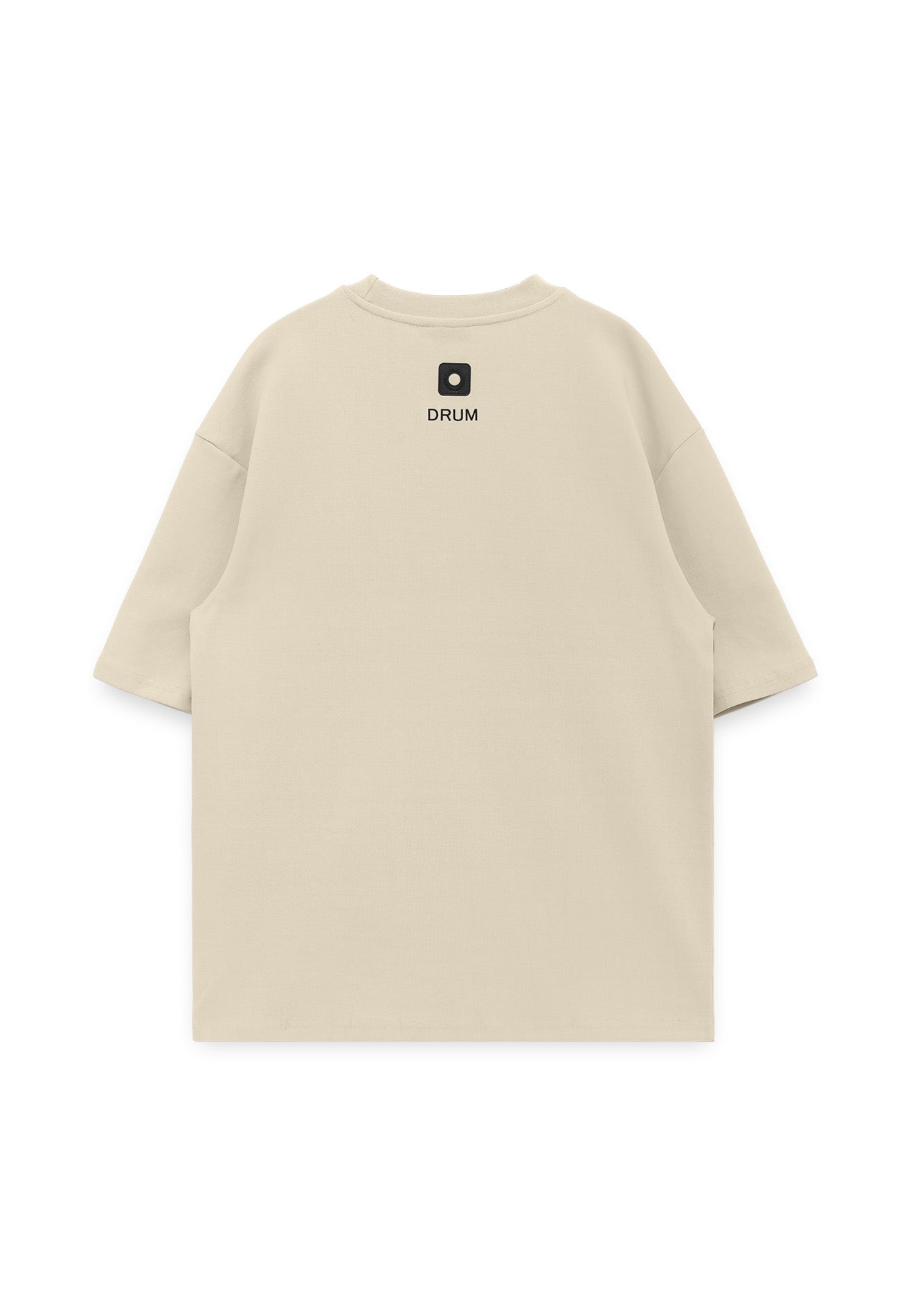 Select Toothbrush Embroidery Oversized Tee- Light Khaki