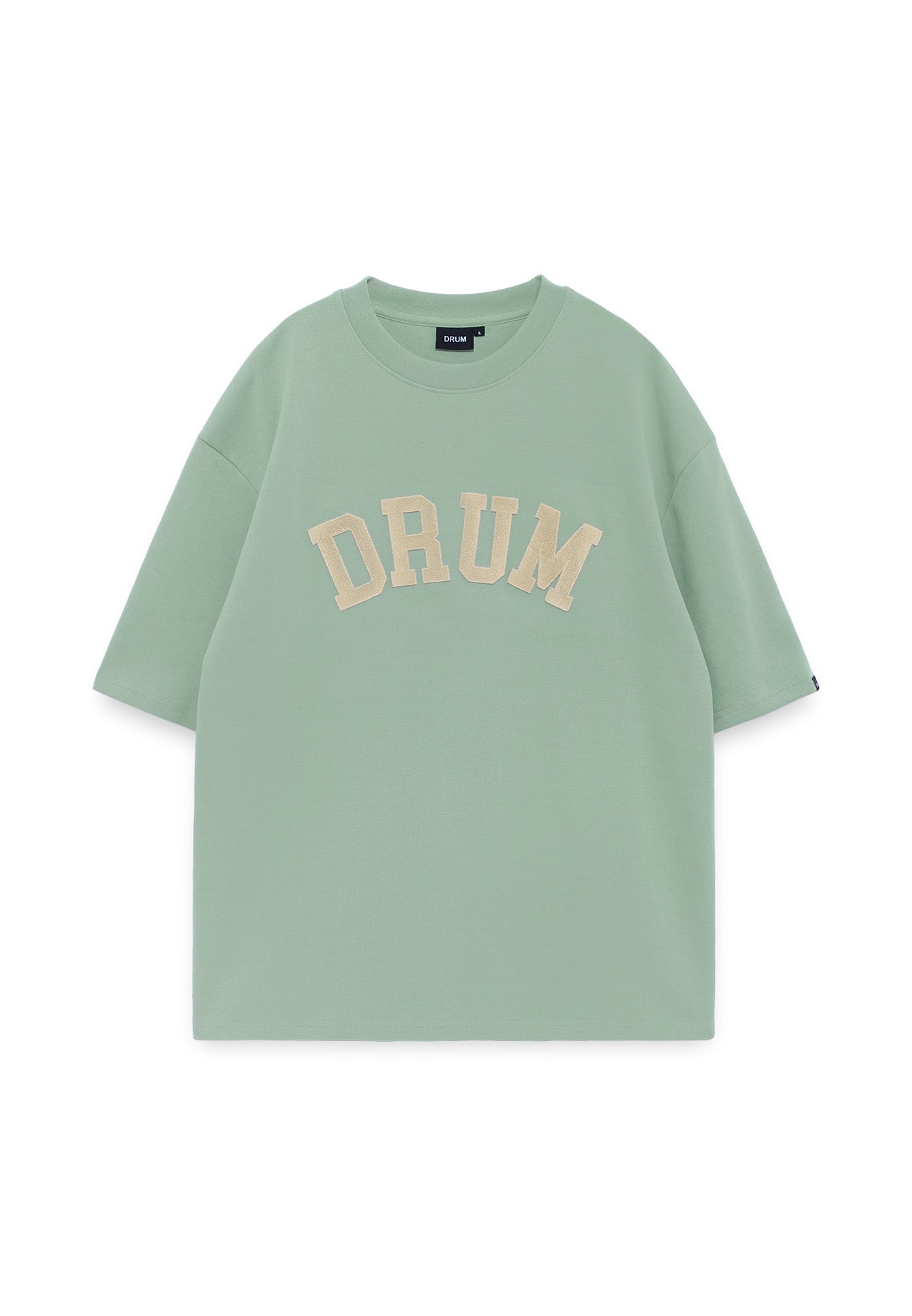 Select Toothbrush Embroidery Oversized Tee- Light Green
