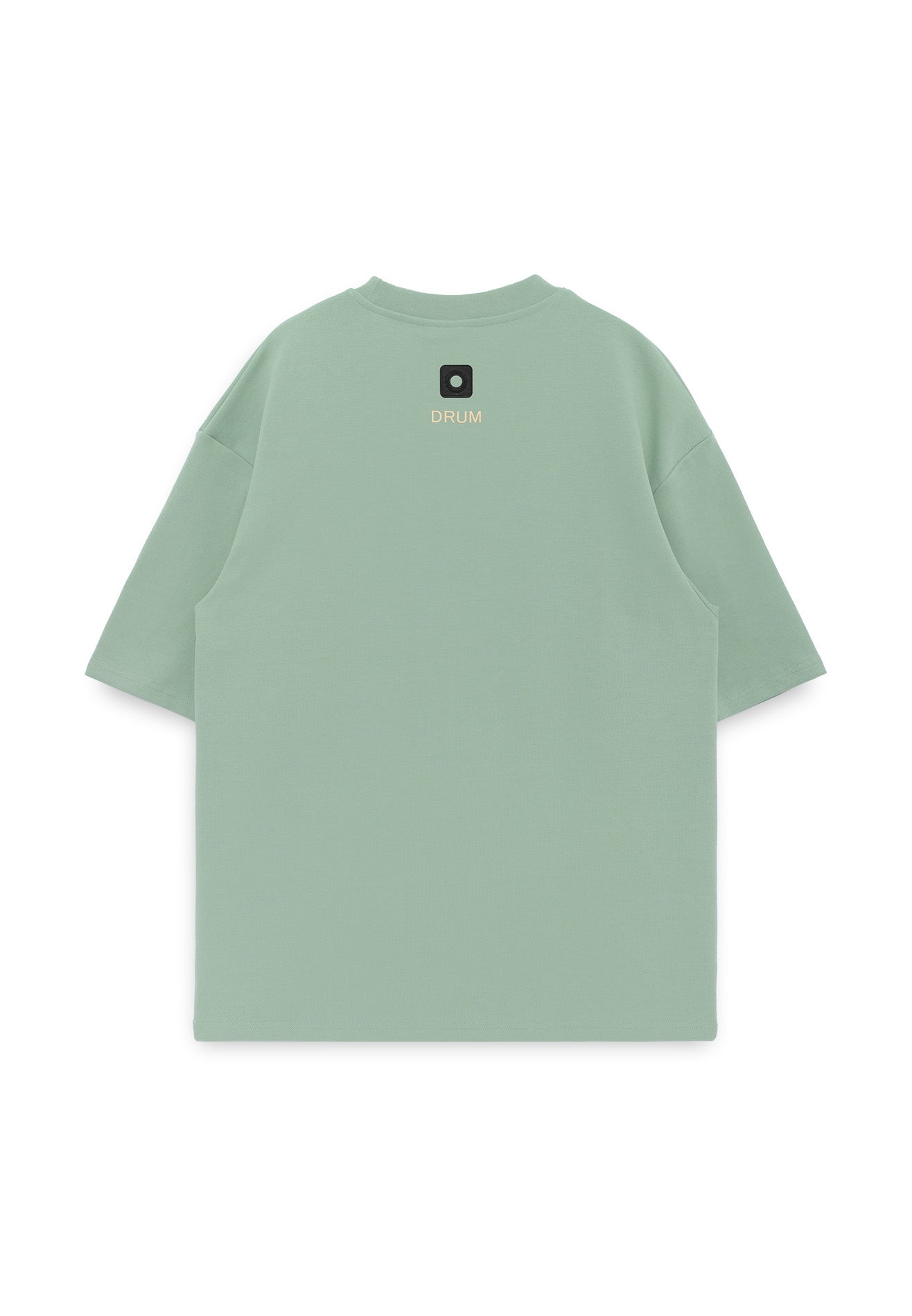 Select Toothbrush Embroidery Oversized Tee- Light Green