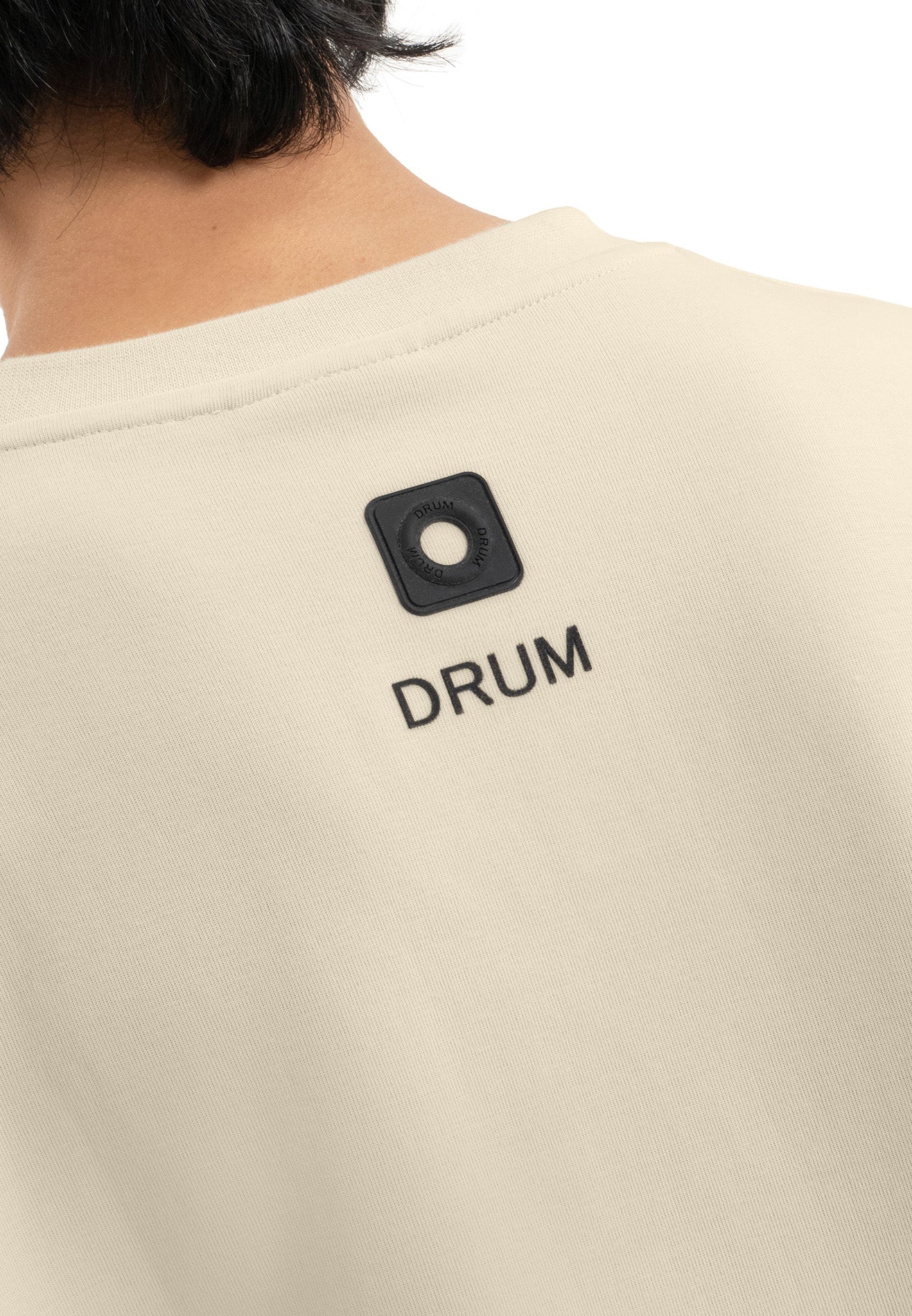 Select Toothbrush Embroidery Oversized Tee- Light Khaki