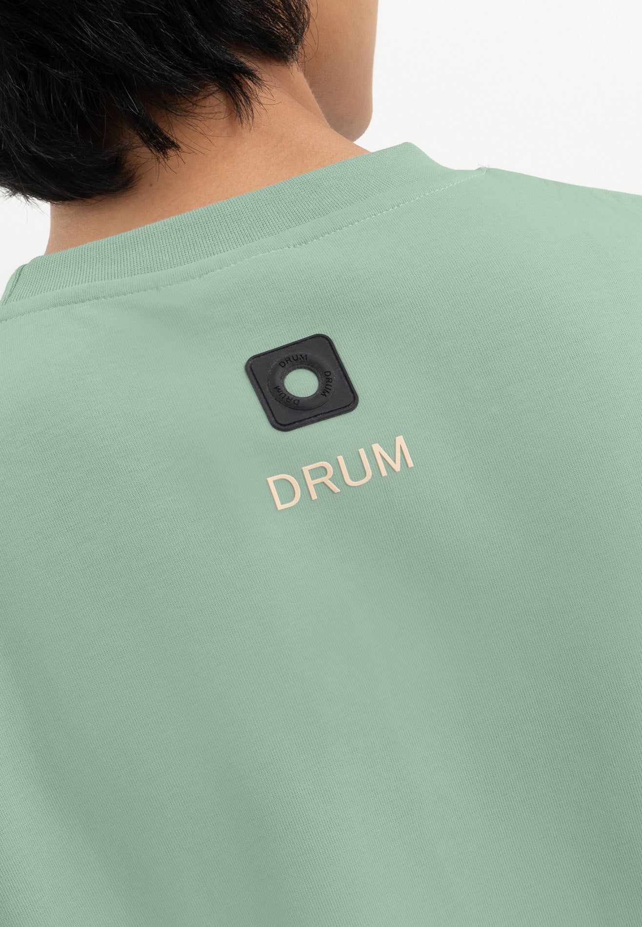 Select Toothbrush Embroidery Oversized Tee- Light Green