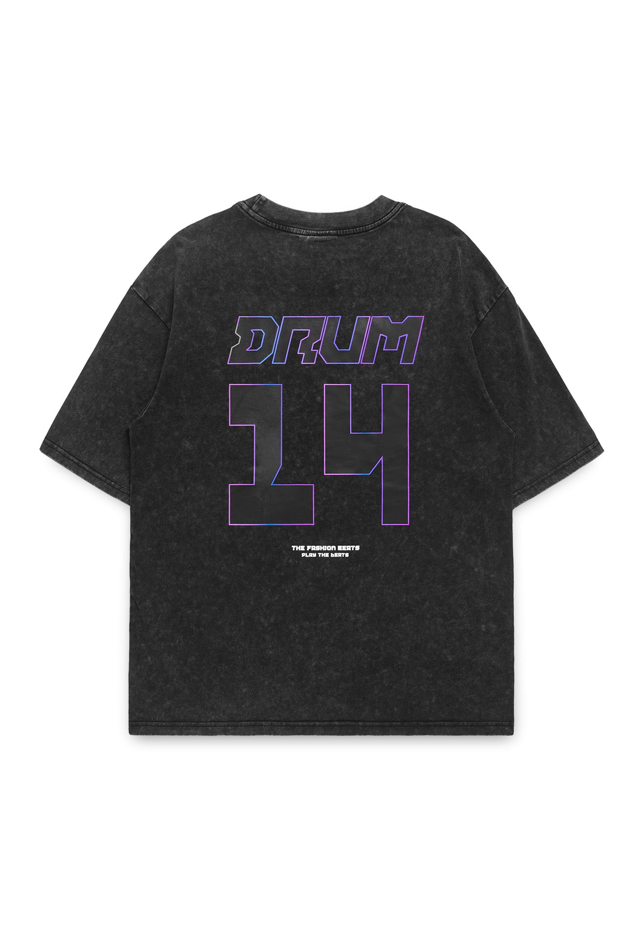 Select Stoned Washed Oversized Tee- Black