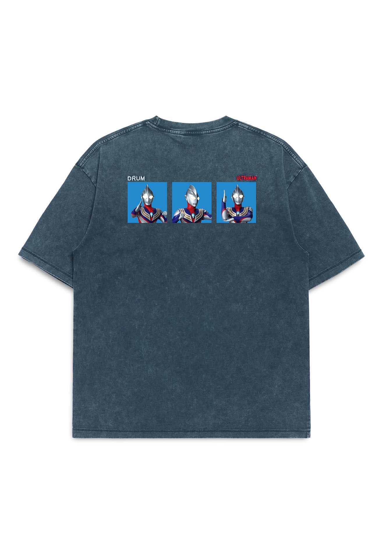 DRUM | ULTRAMAN Ultraman Tiga Oversized Tee- Dark Blue