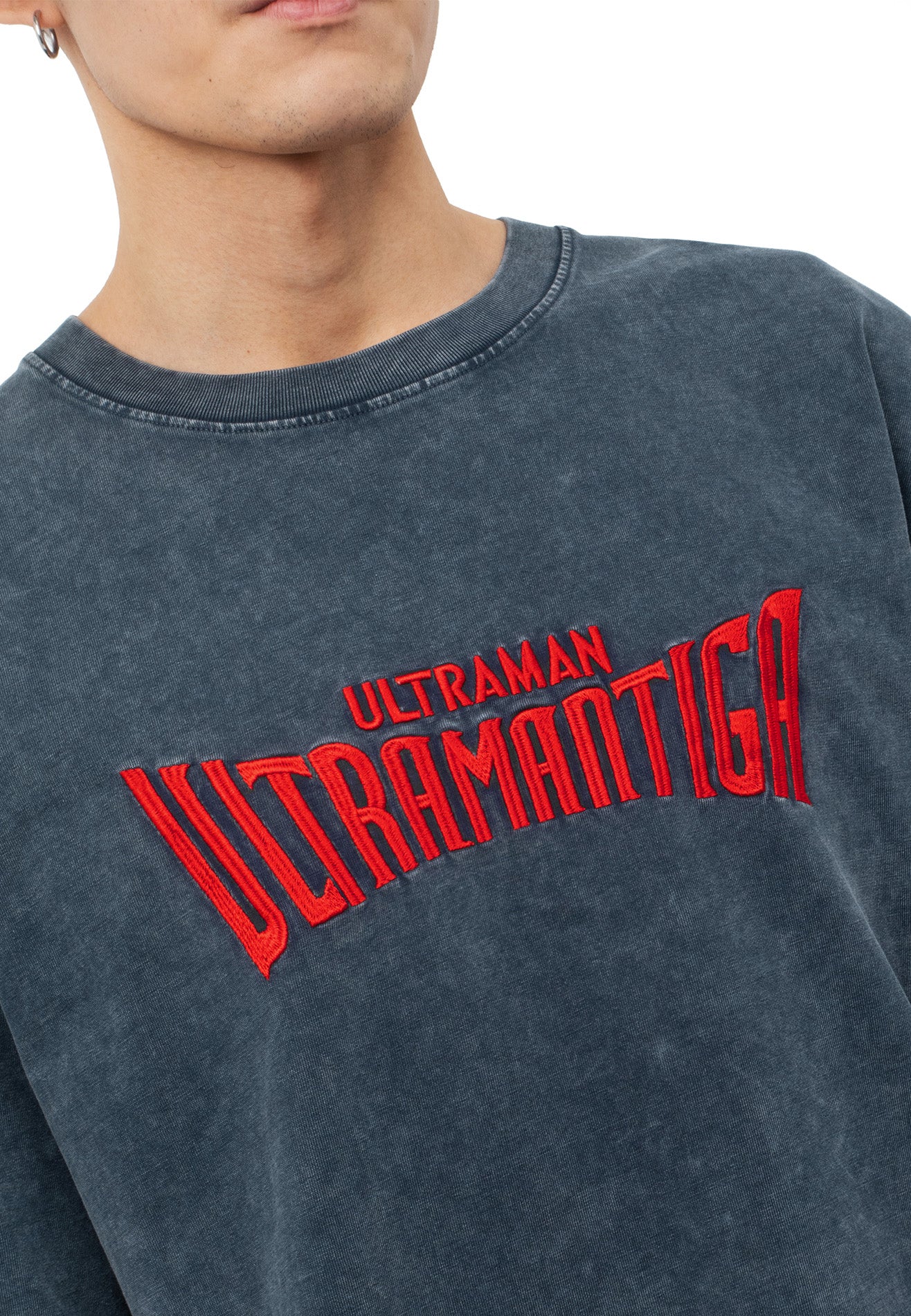 DRUM | ULTRAMAN Ultraman Tiga Oversized Tee- Dark Blue