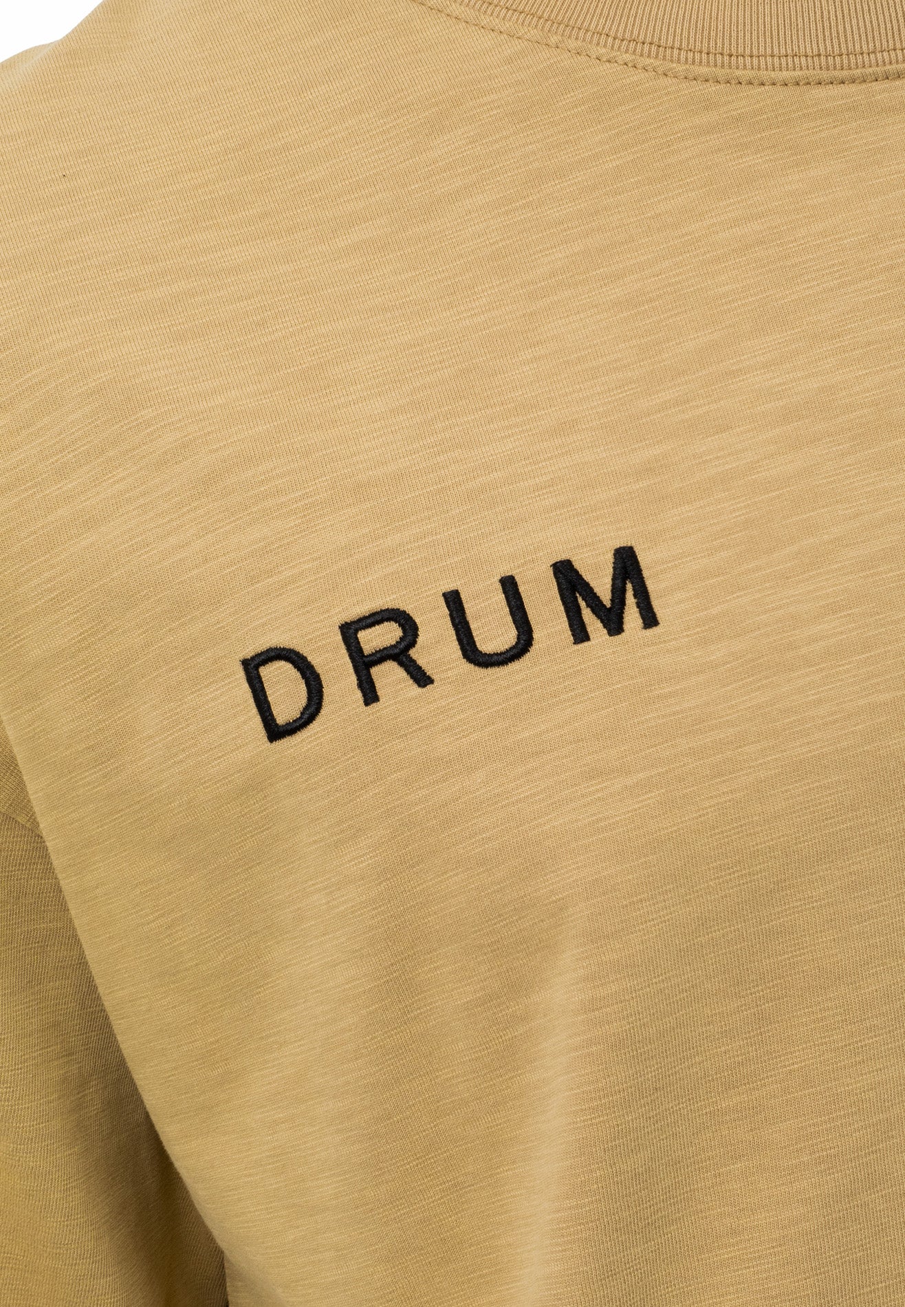 DRUM | ULTRAMAN Photoprint Stoned Washed Oversized Tee- Khaki