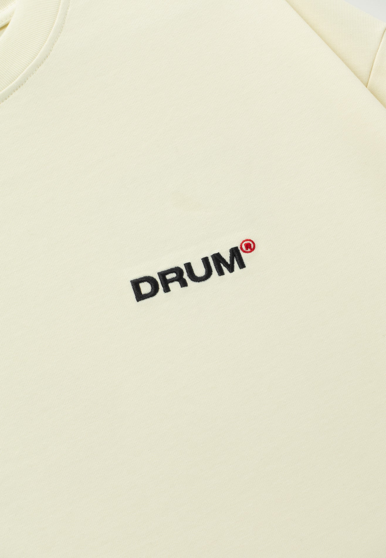 DRUM S. 80's Workshop Edition Oversized Tee- Beige