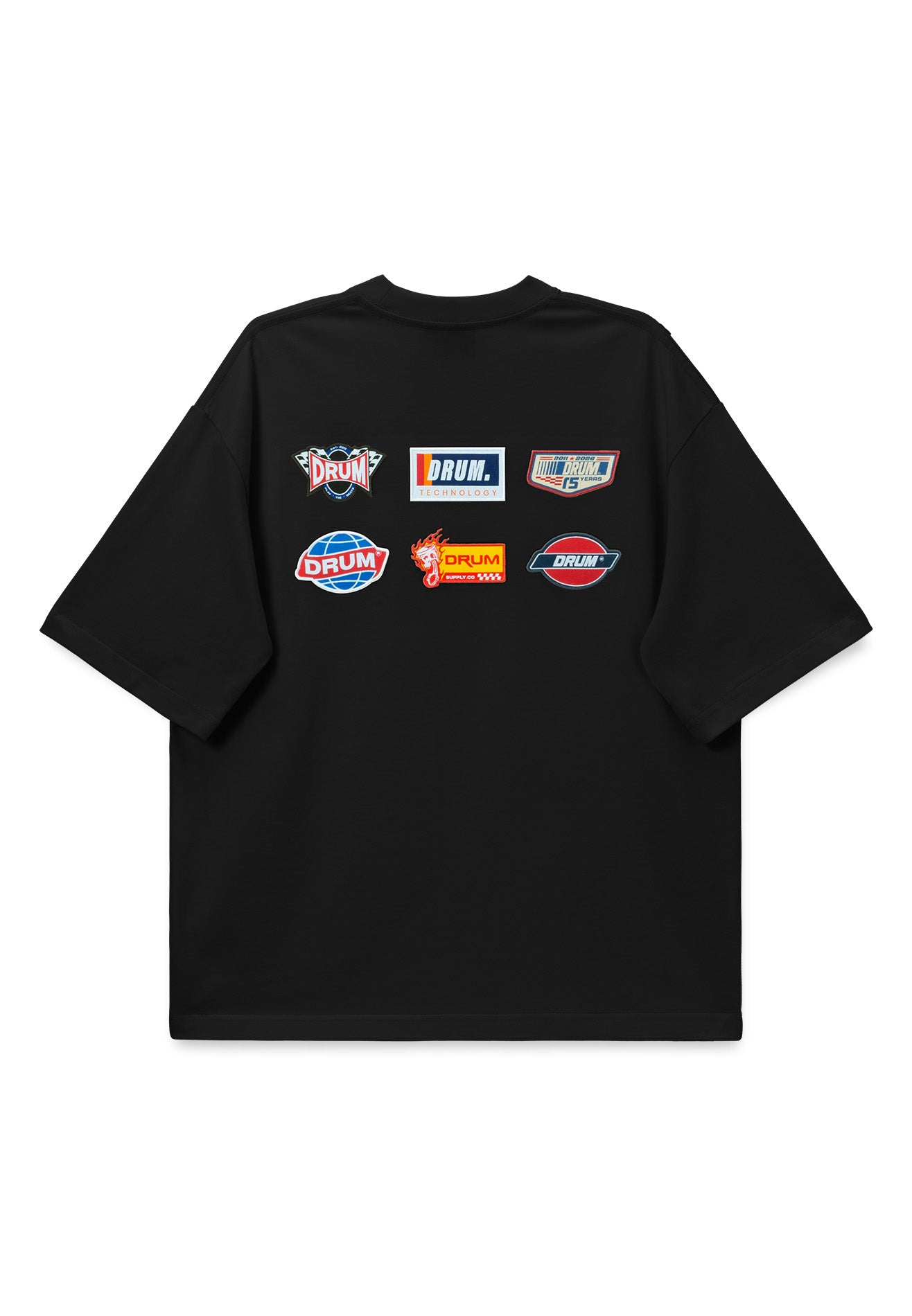 DRUM S. 80's Workshop Edition Oversized Tee- Black