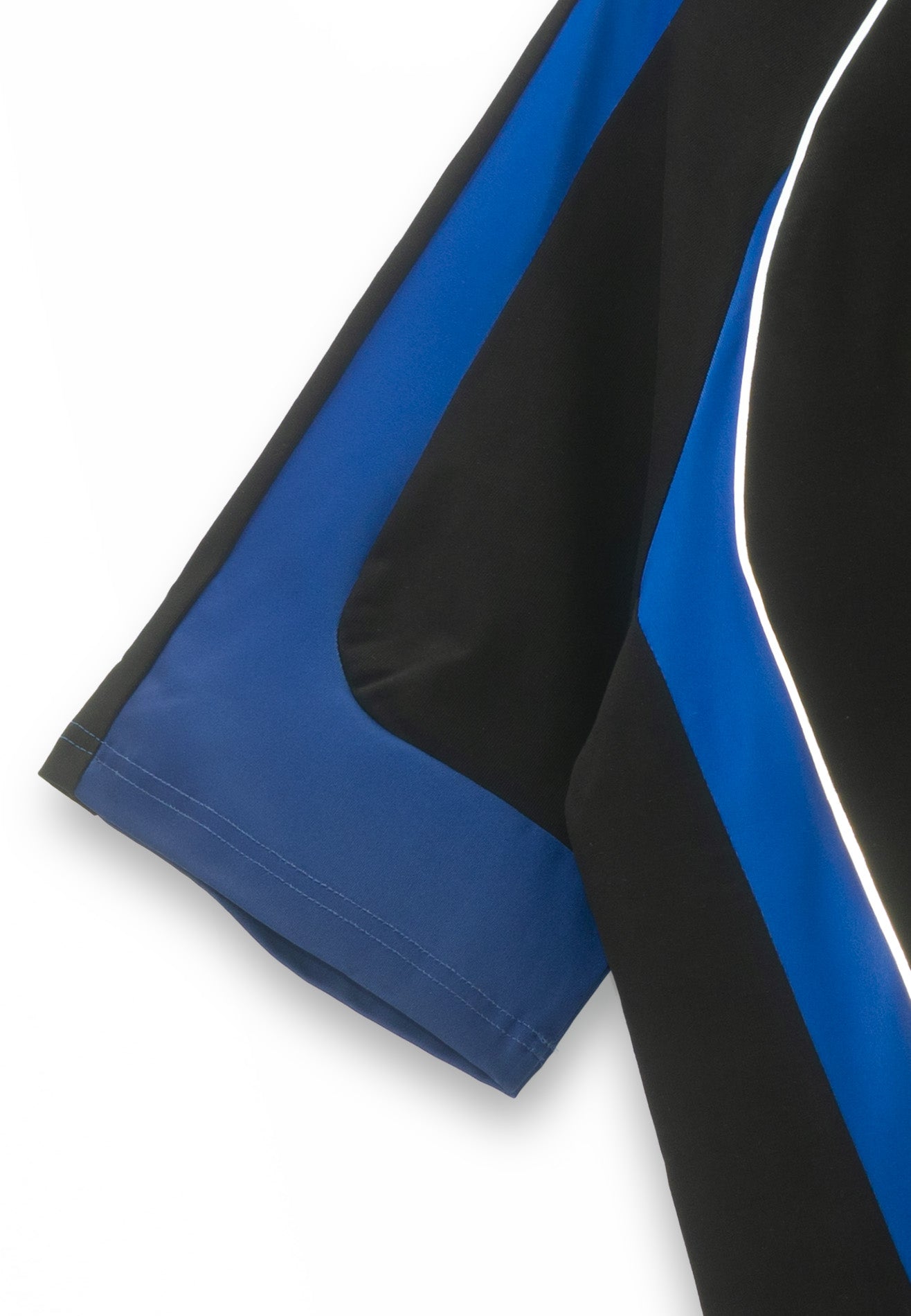 Drum X Kabilan Cut & Sew Reflecting Piping Oversized Tee- Blue