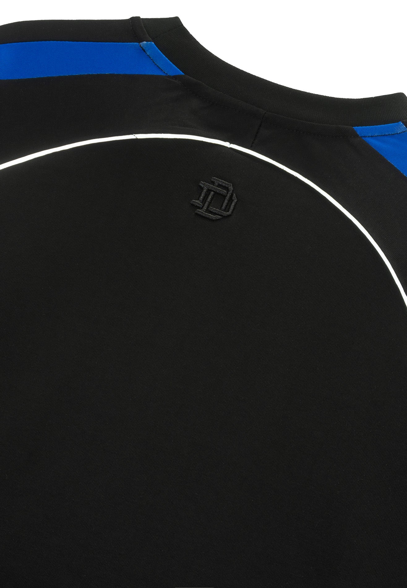 Drum X Kabilan Cut & Sew Reflecting Piping Oversized Tee- Blue