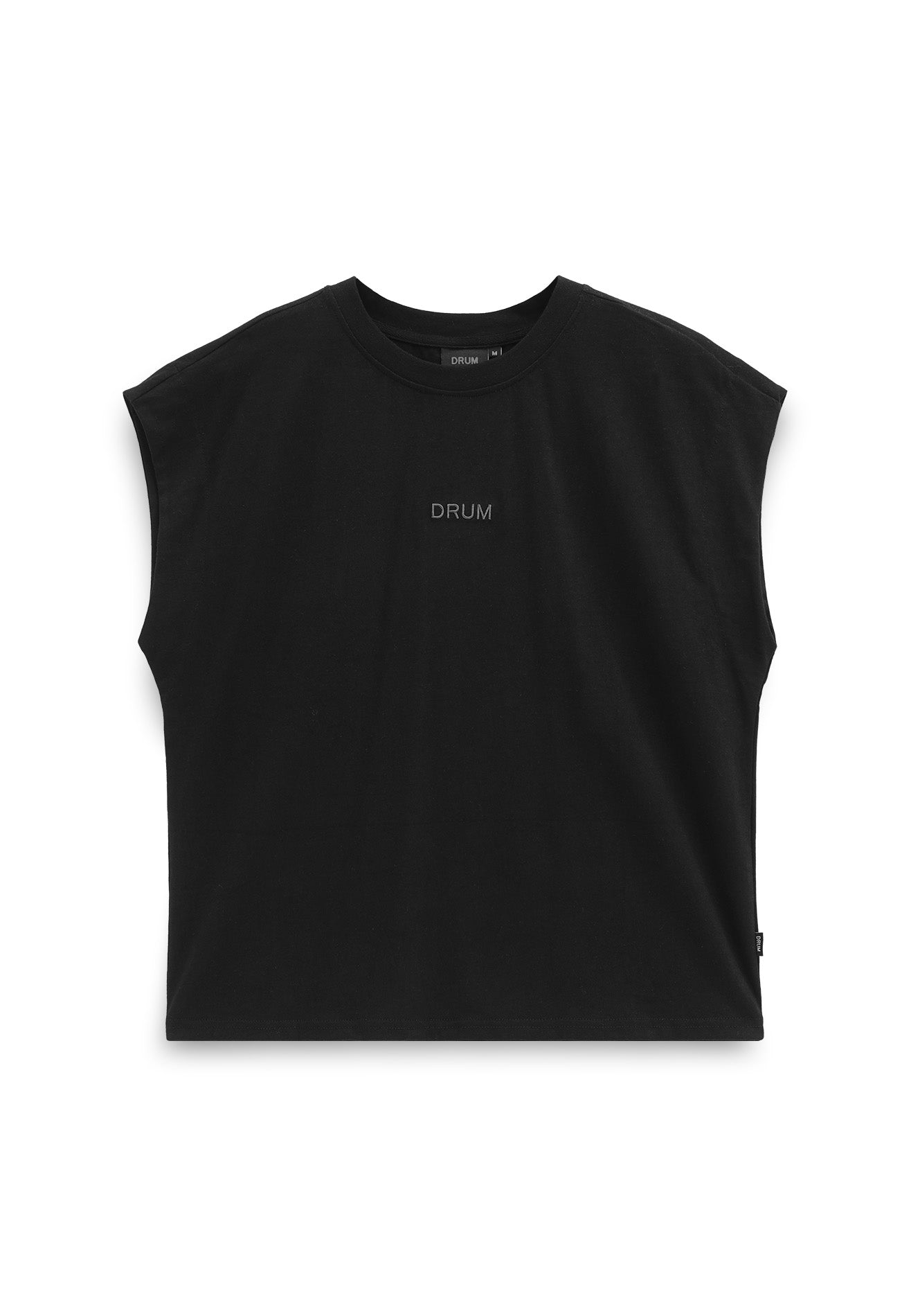 DRUM SELECT Women Beats Embroidery Top- Black