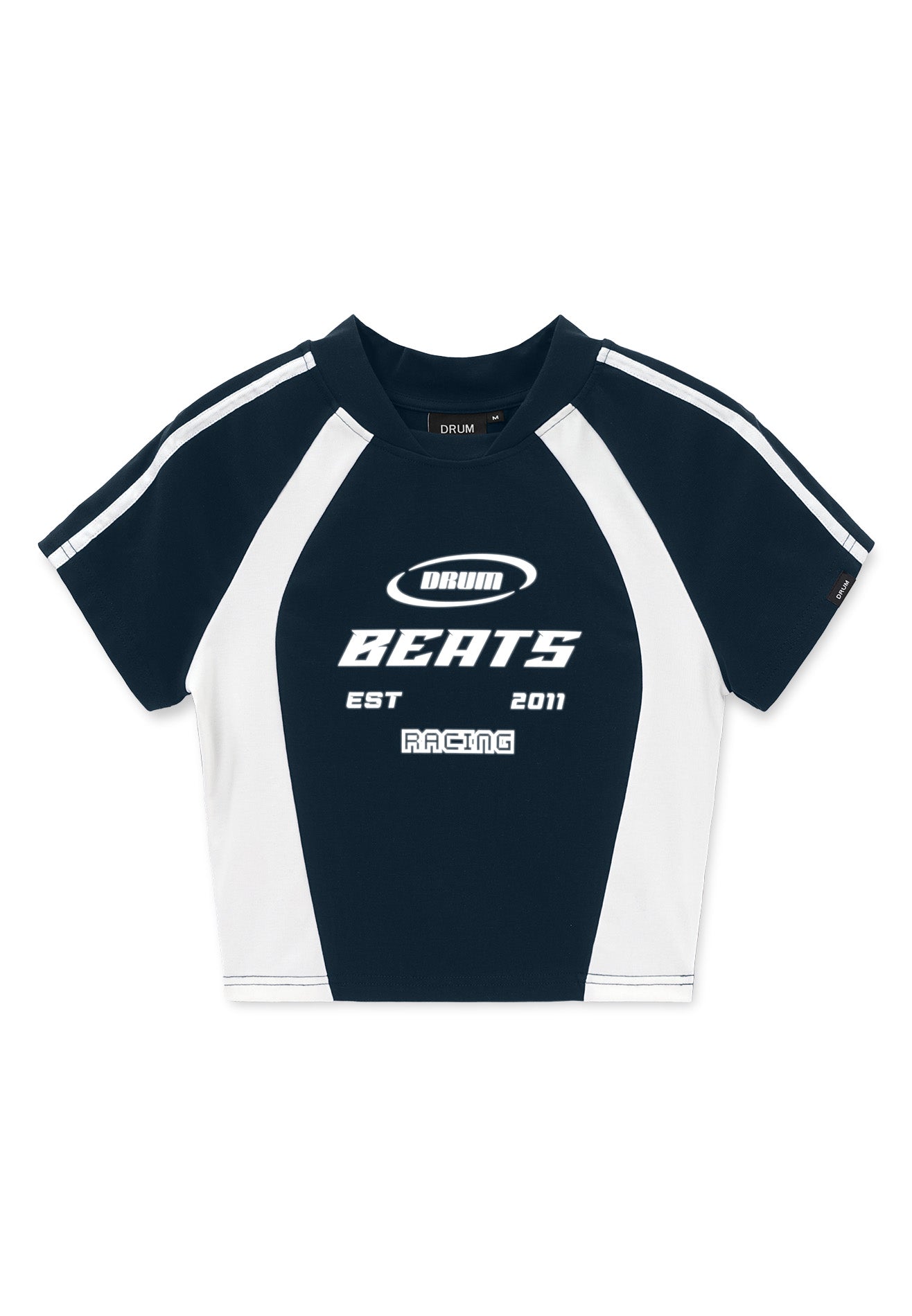 SELECT Women Racing Collection Crop Top- Blue