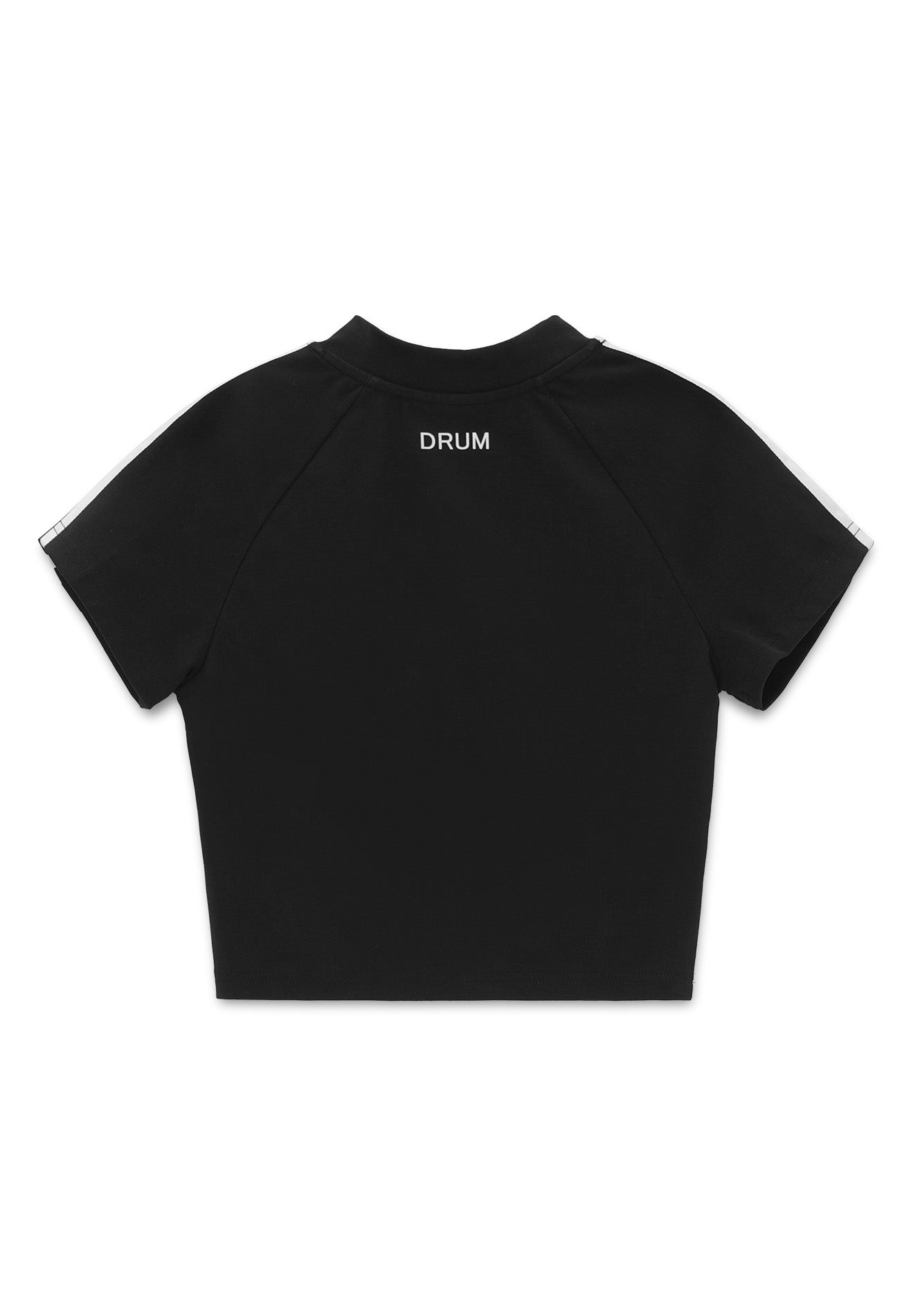 SELECT Women Racing Collection Crop Top- Black