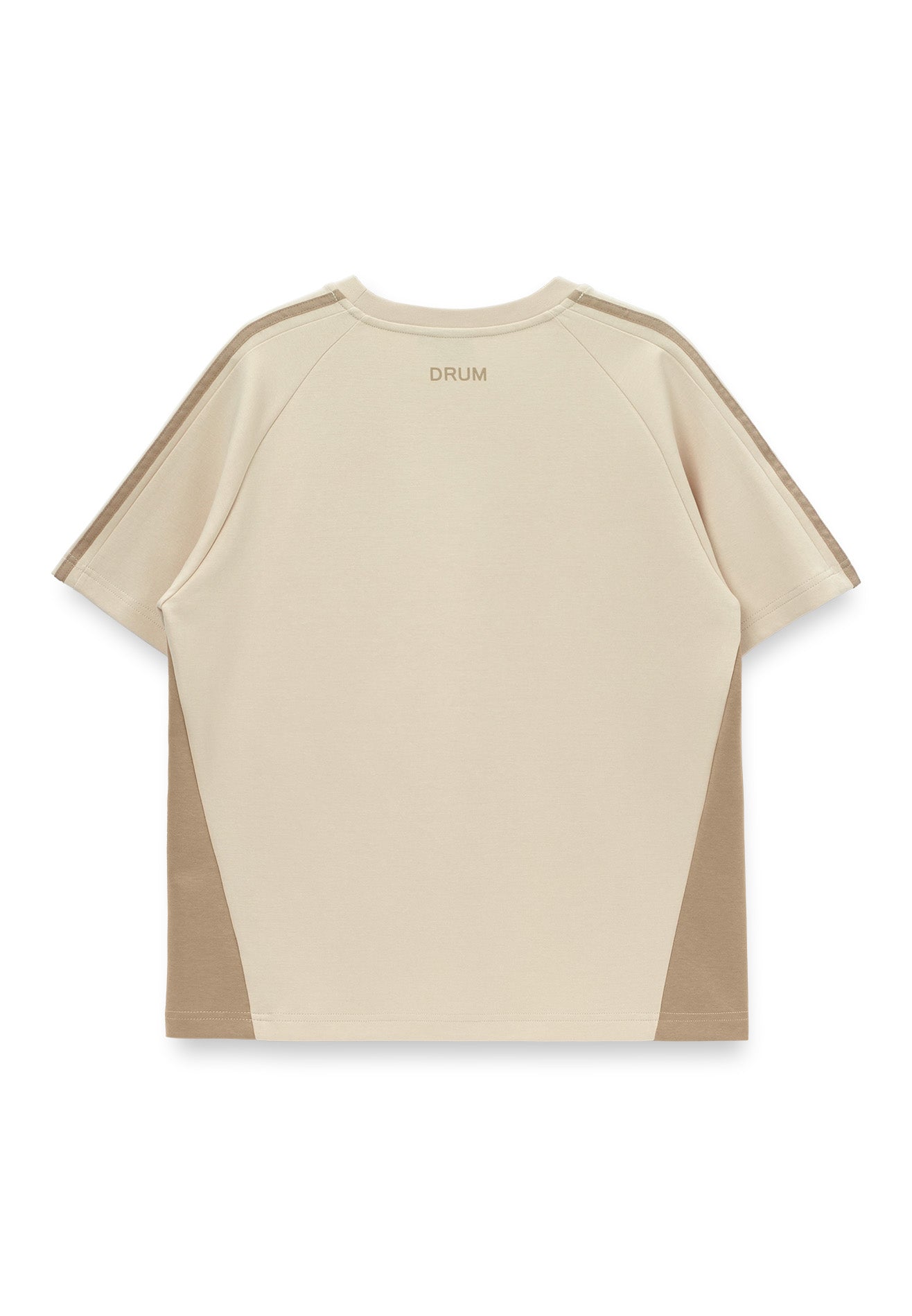 SELECT Women Racing Collection Tipping Oversized Top- Light Khaki