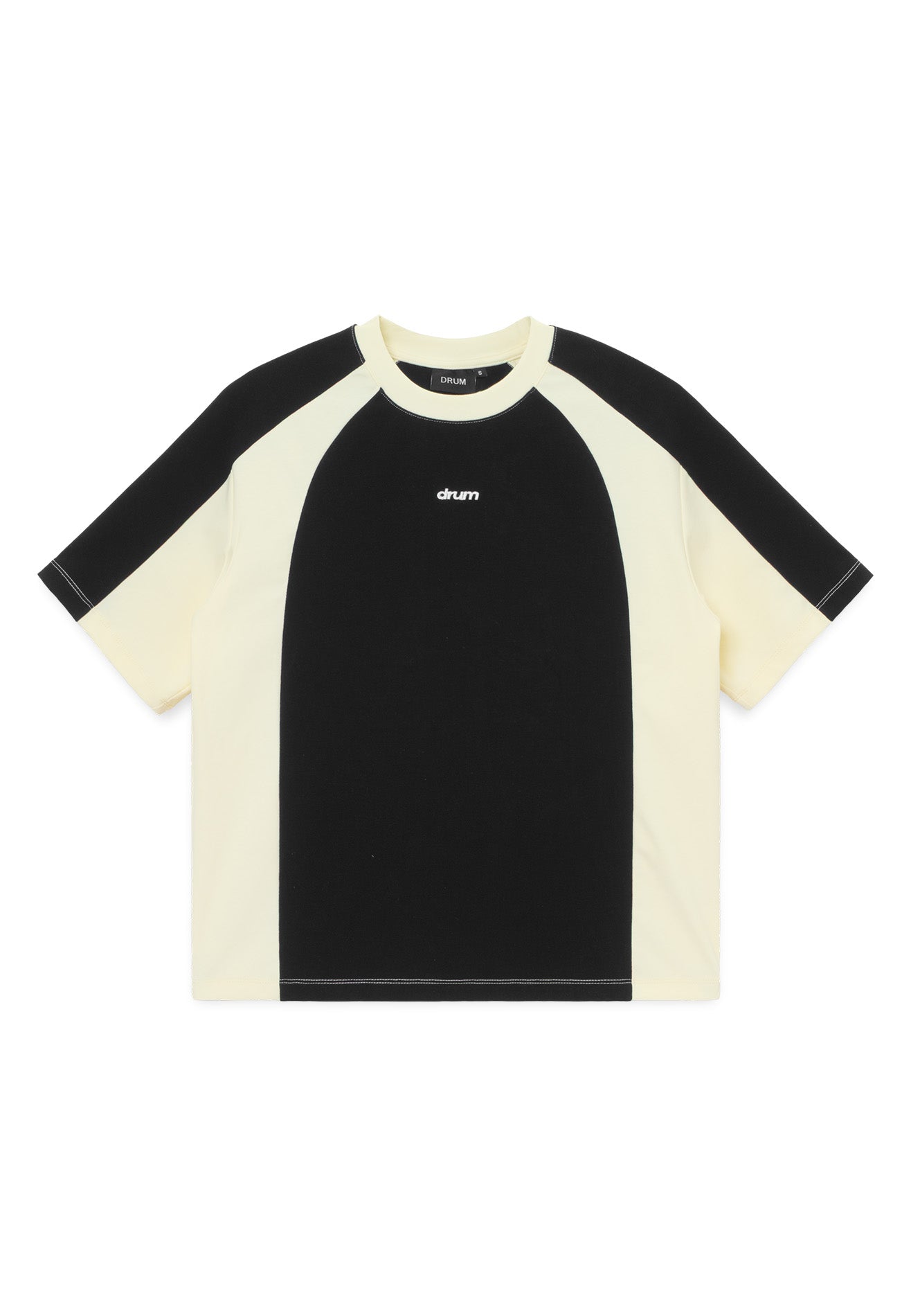 DRUM S. Women Logo Embroidery Top- Black