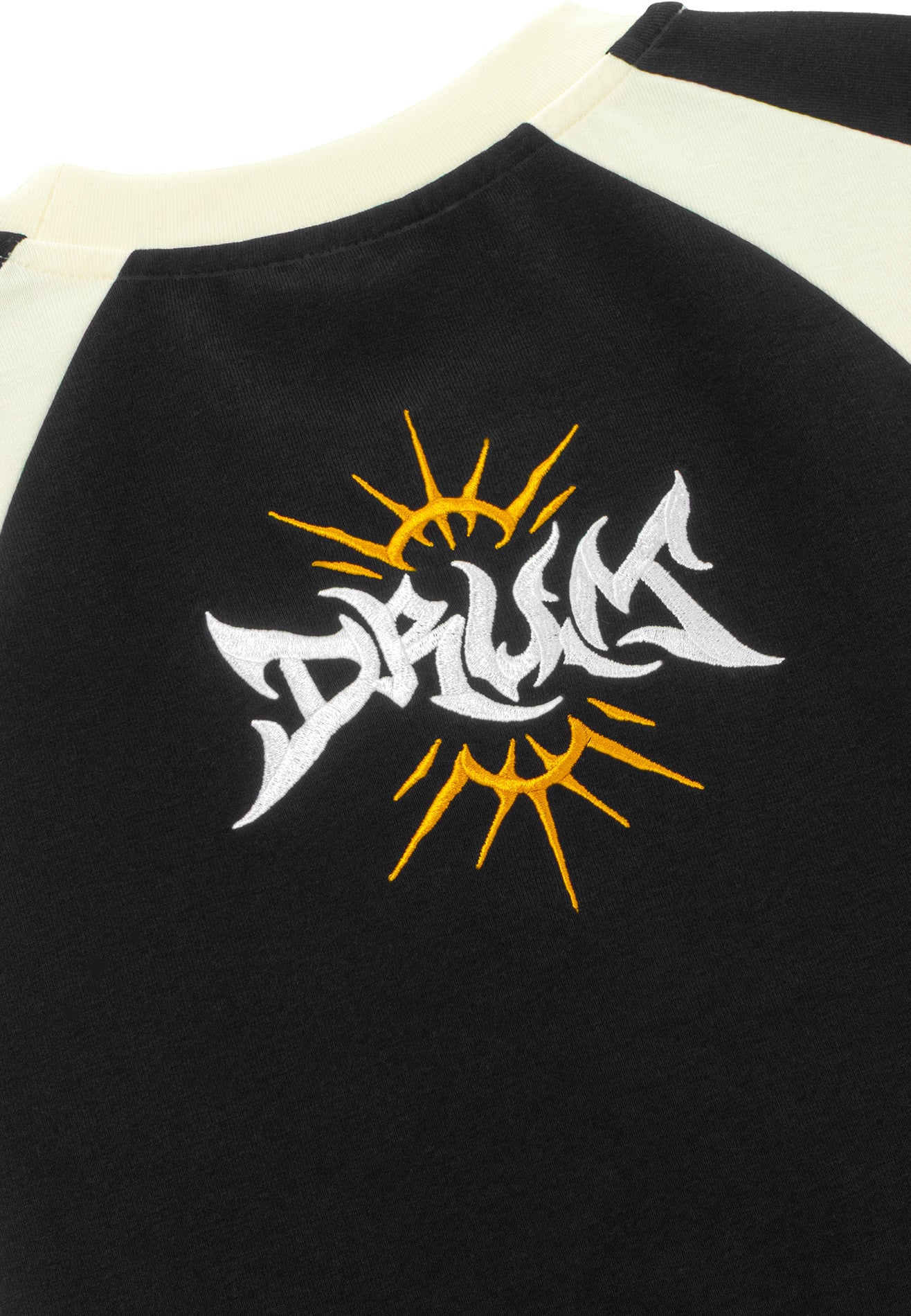 DRUM S. Women Logo Embroidery Top- Black